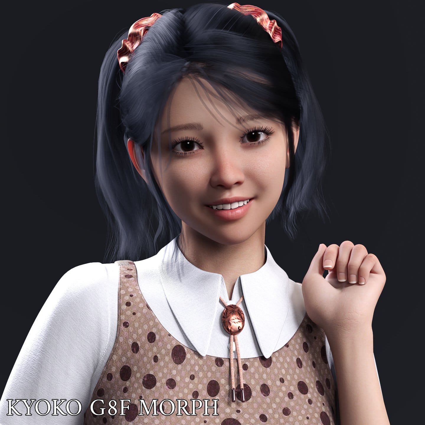 Kyoko Character Morph For Genesis 8 Females_DAZ3D下载站