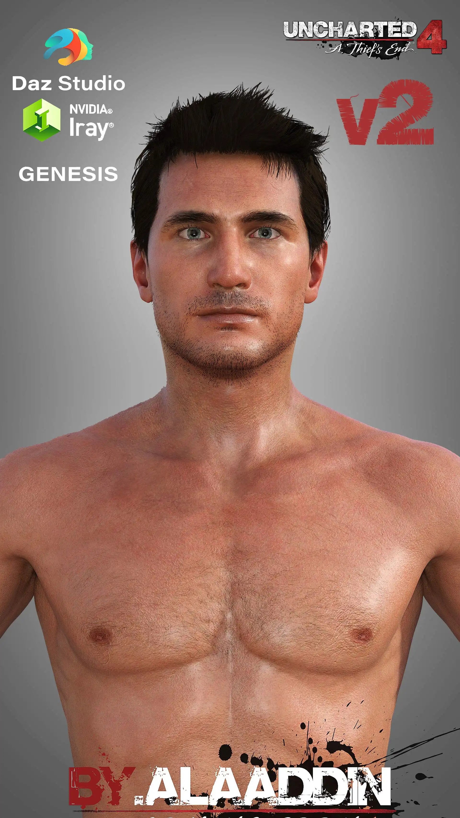 Nathan Drake For G8M V2_DAZ3DDL