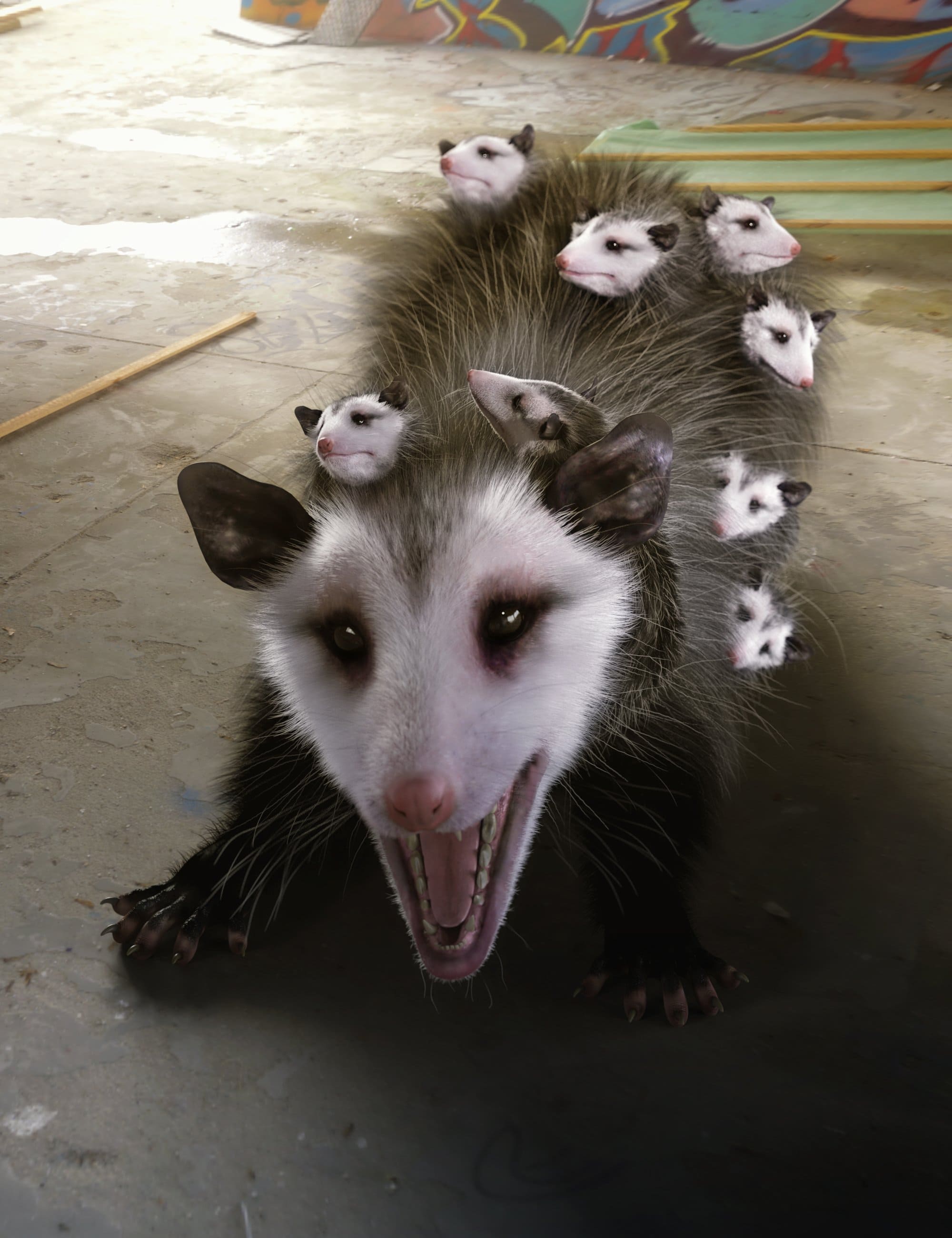 Opossum by AM_DAZ3DDL