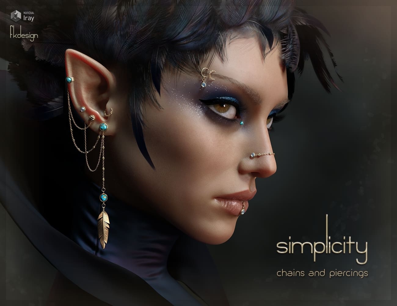 Simplicity Chains and Piercings for G8 + G8.1_DAZ3DDL