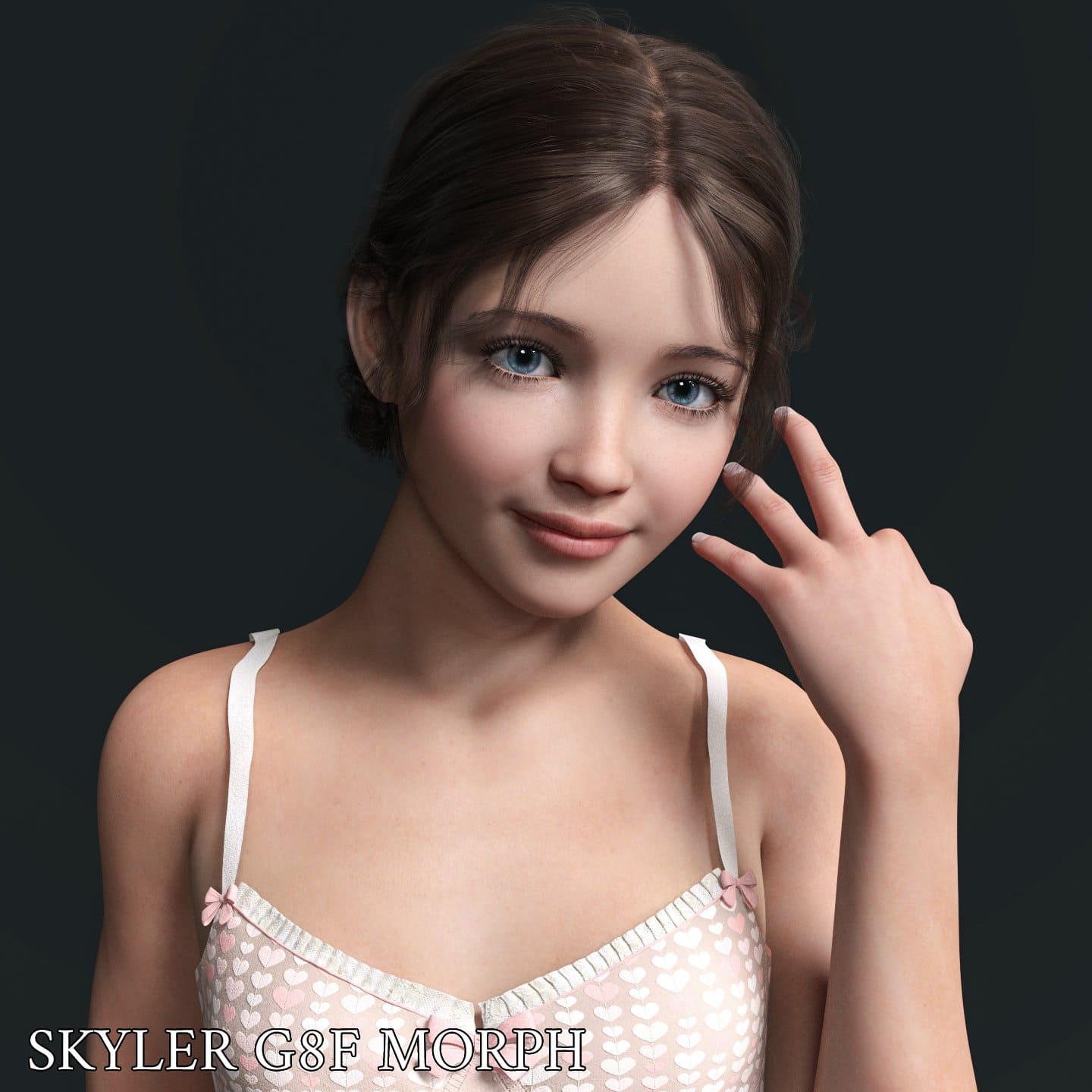 Skyler Character Morph For Genesis 8 Females_DAZ3DDL
