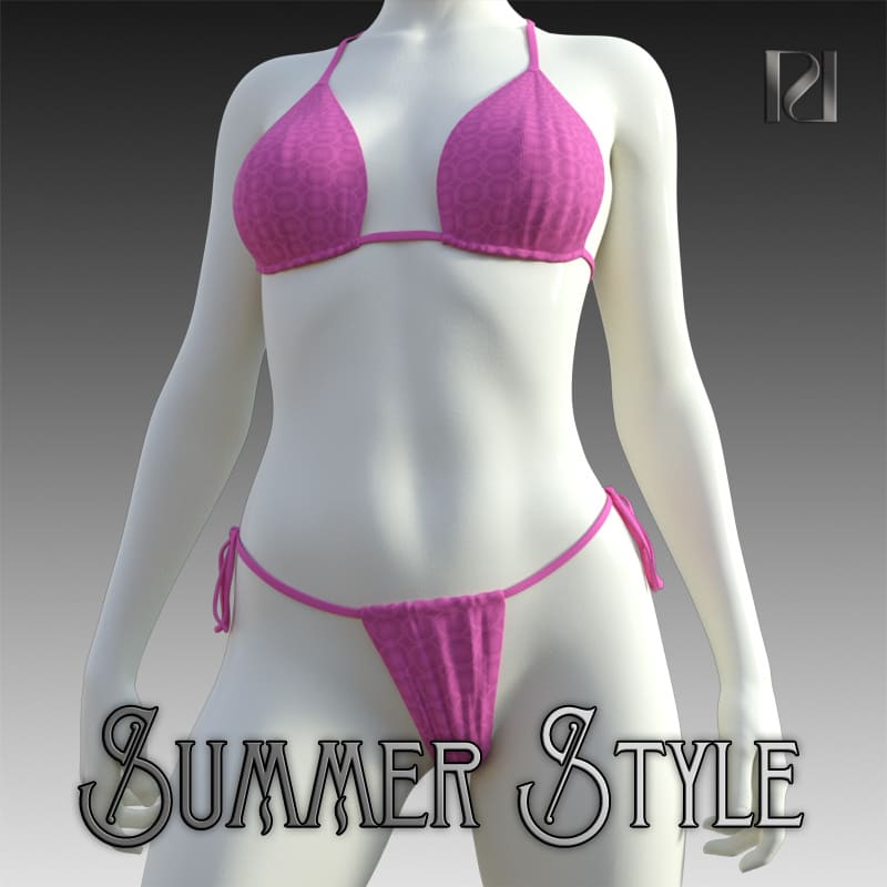 Summer Style 01_DAZ3D下载站