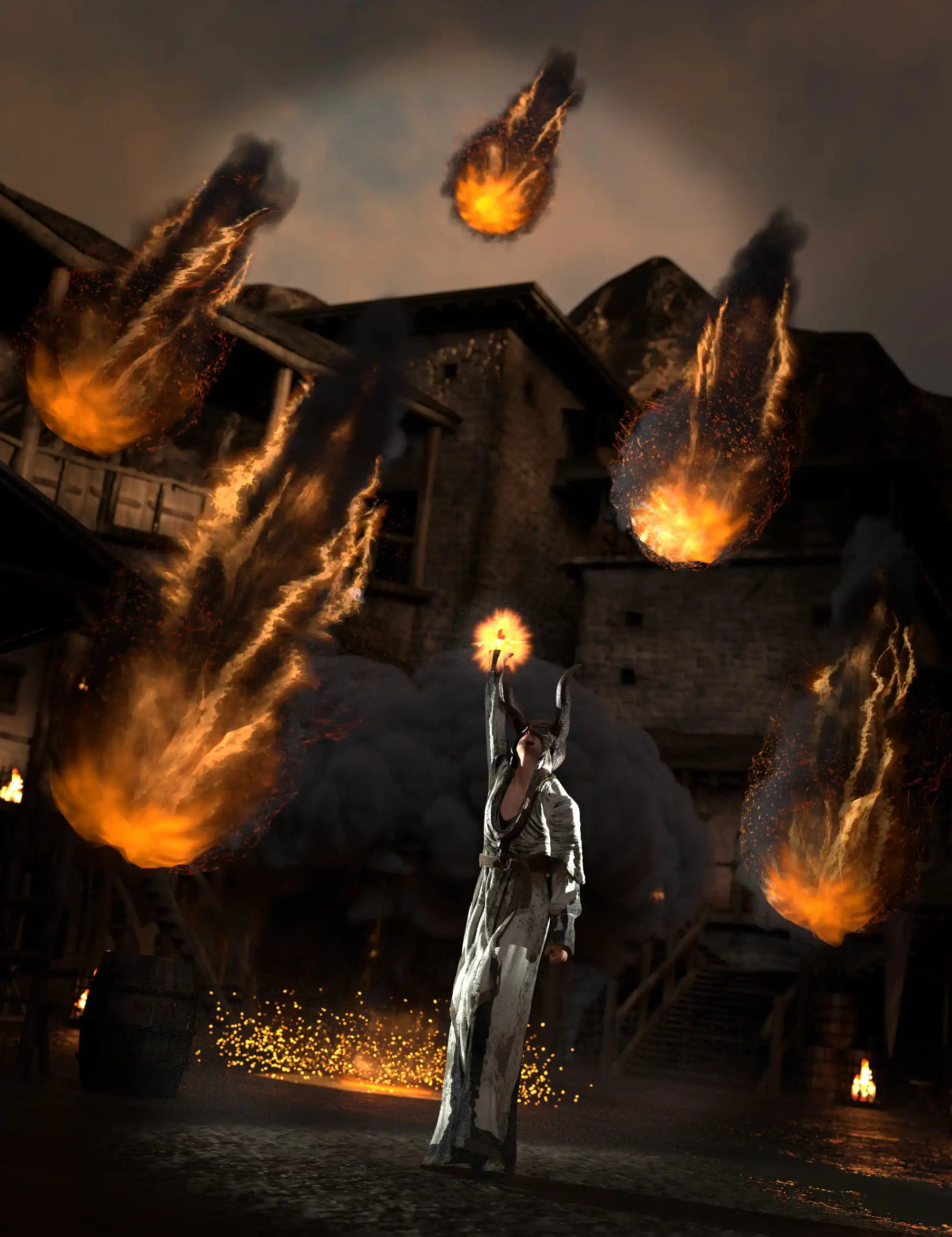 SY Battle Magic VDB for Genesis 8_DAZ3D下载站