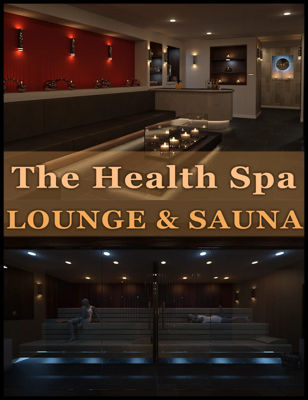 The Health Spa: Lounge and Sauna_DAZ3D下载站