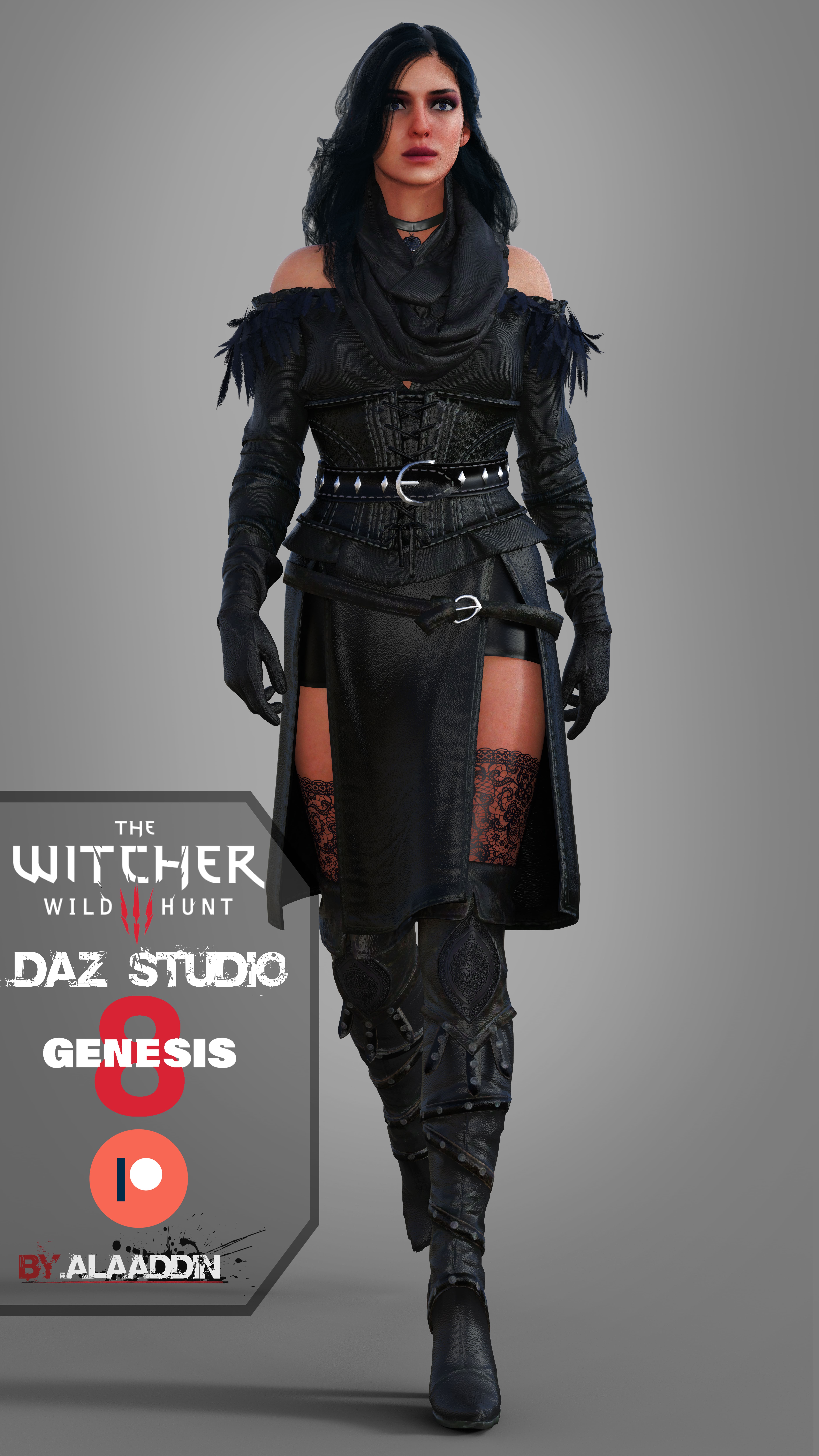 Witcher 3 Yennefer For G8F_DAZ3DDL