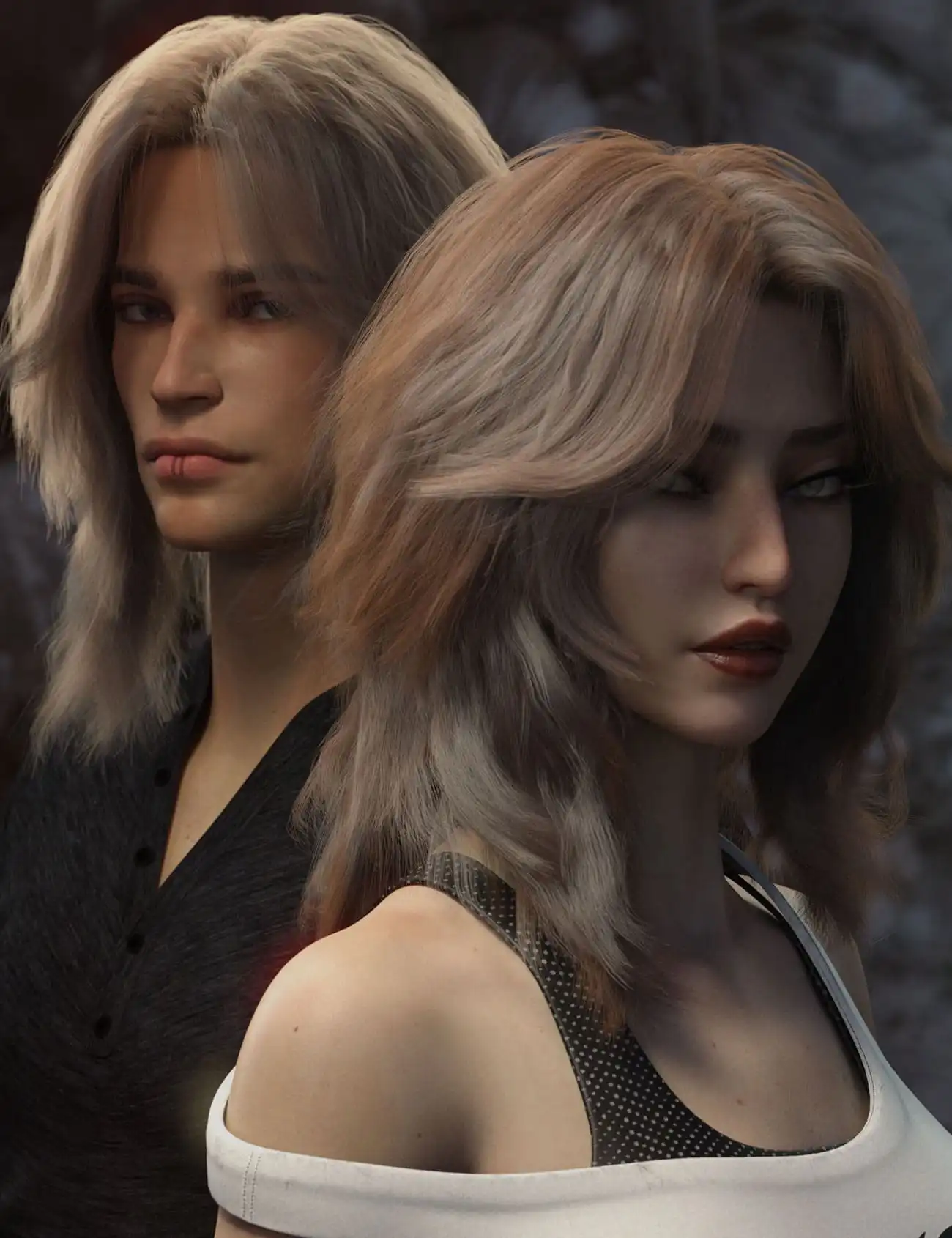 dForce Lupineve Hair for Genesis 8 and 8.1_DAZ3DDL