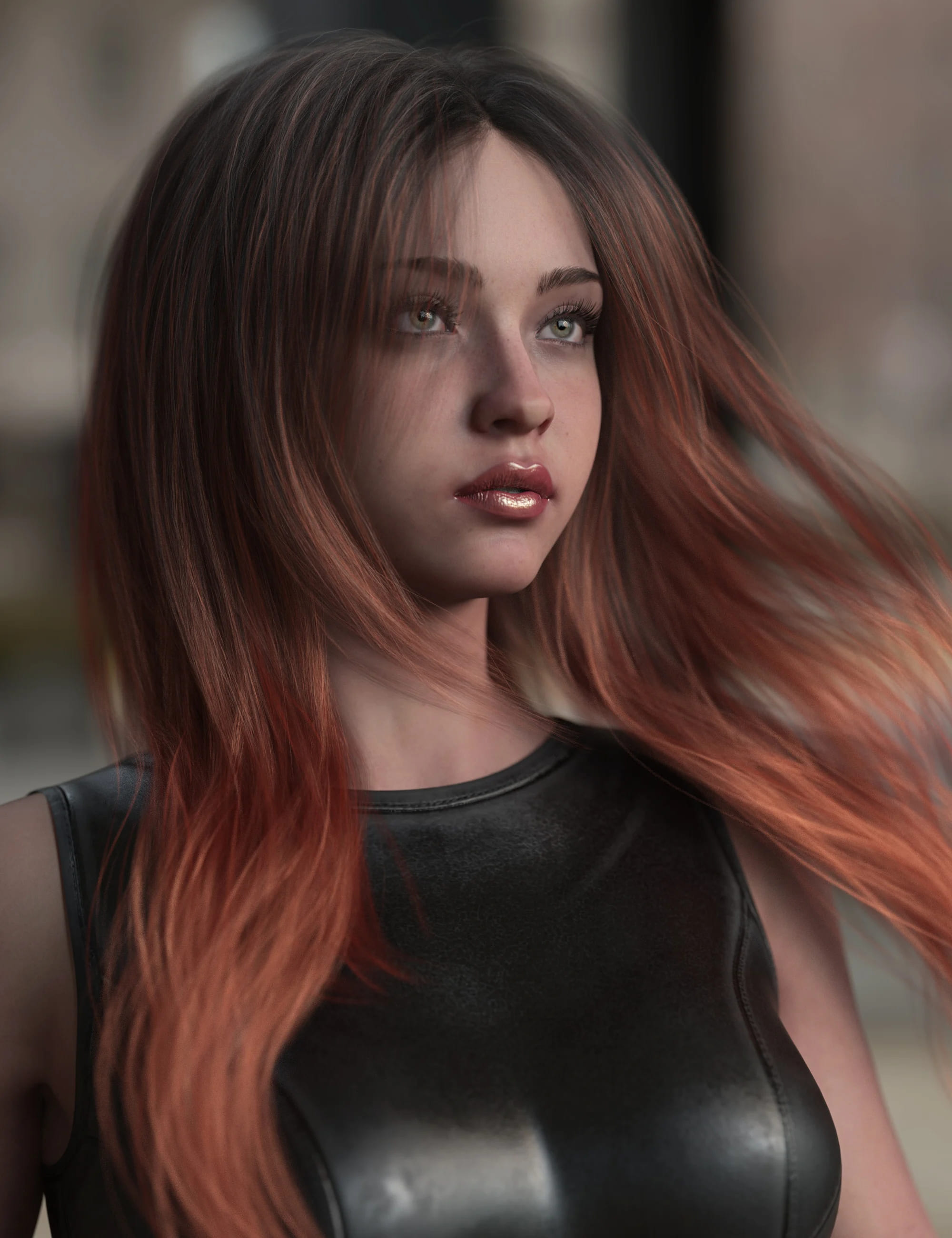 Layered Long Hair Texture Expansion_DAZ3DDL