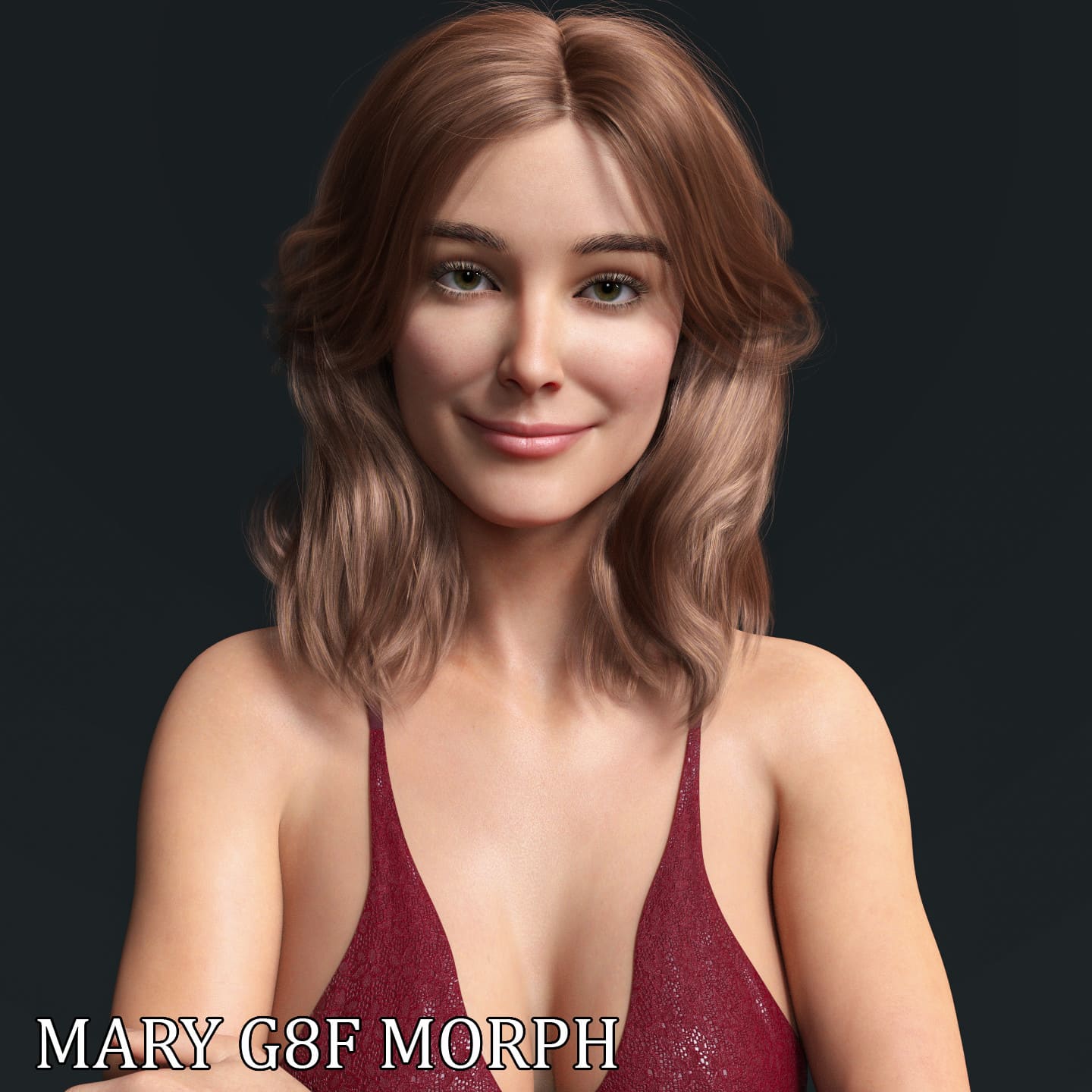 Mary Character Morph for Genesis 8 Females_DAZ3D下载站