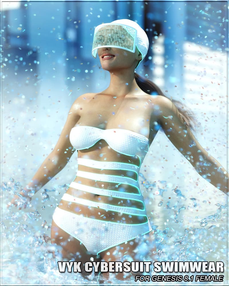 VYK Cybersuit Swimwear for Genesis 8.1 Female_DAZ3DDL