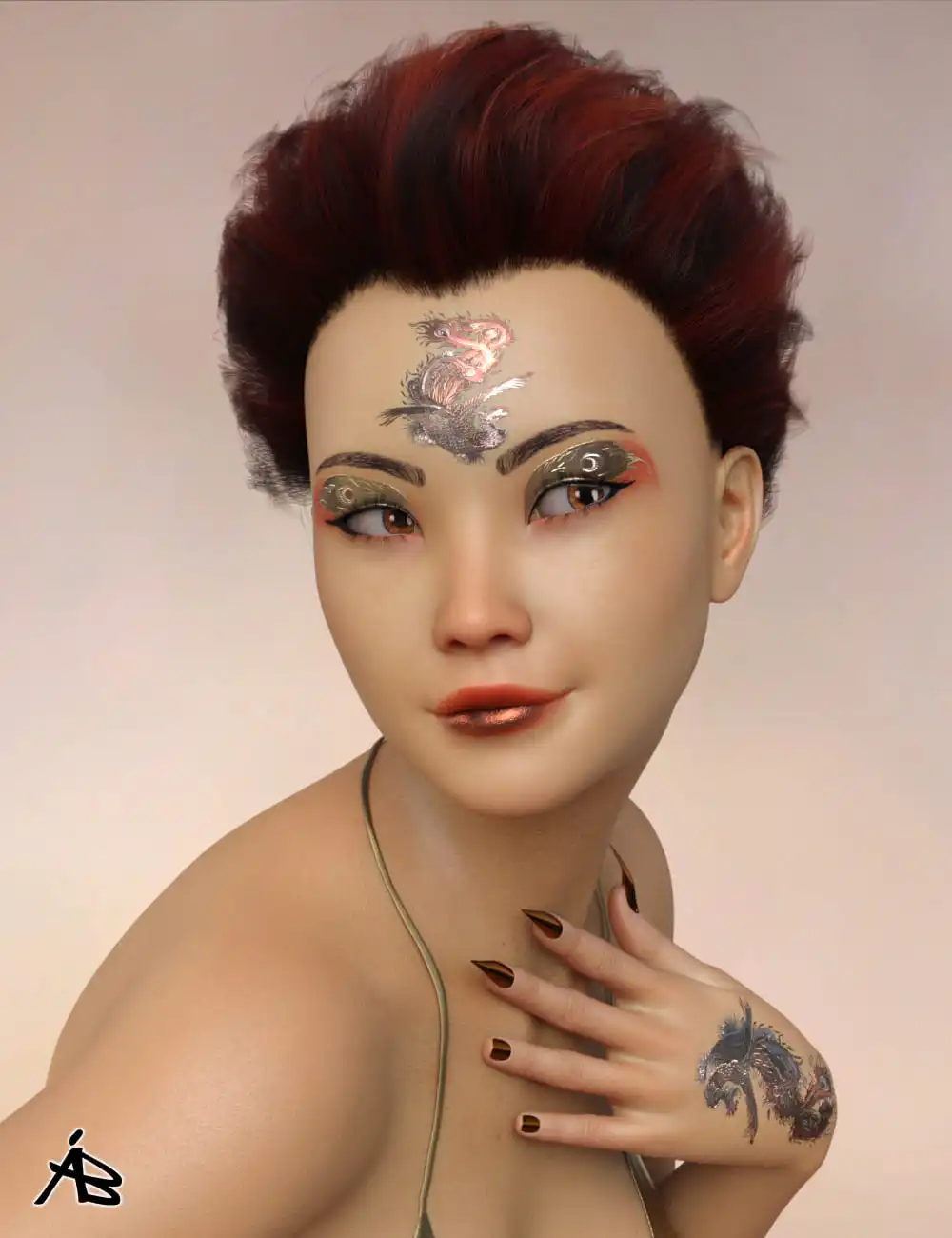 AB Hong Huang for Genesis 8 Female_DAZ3DDL