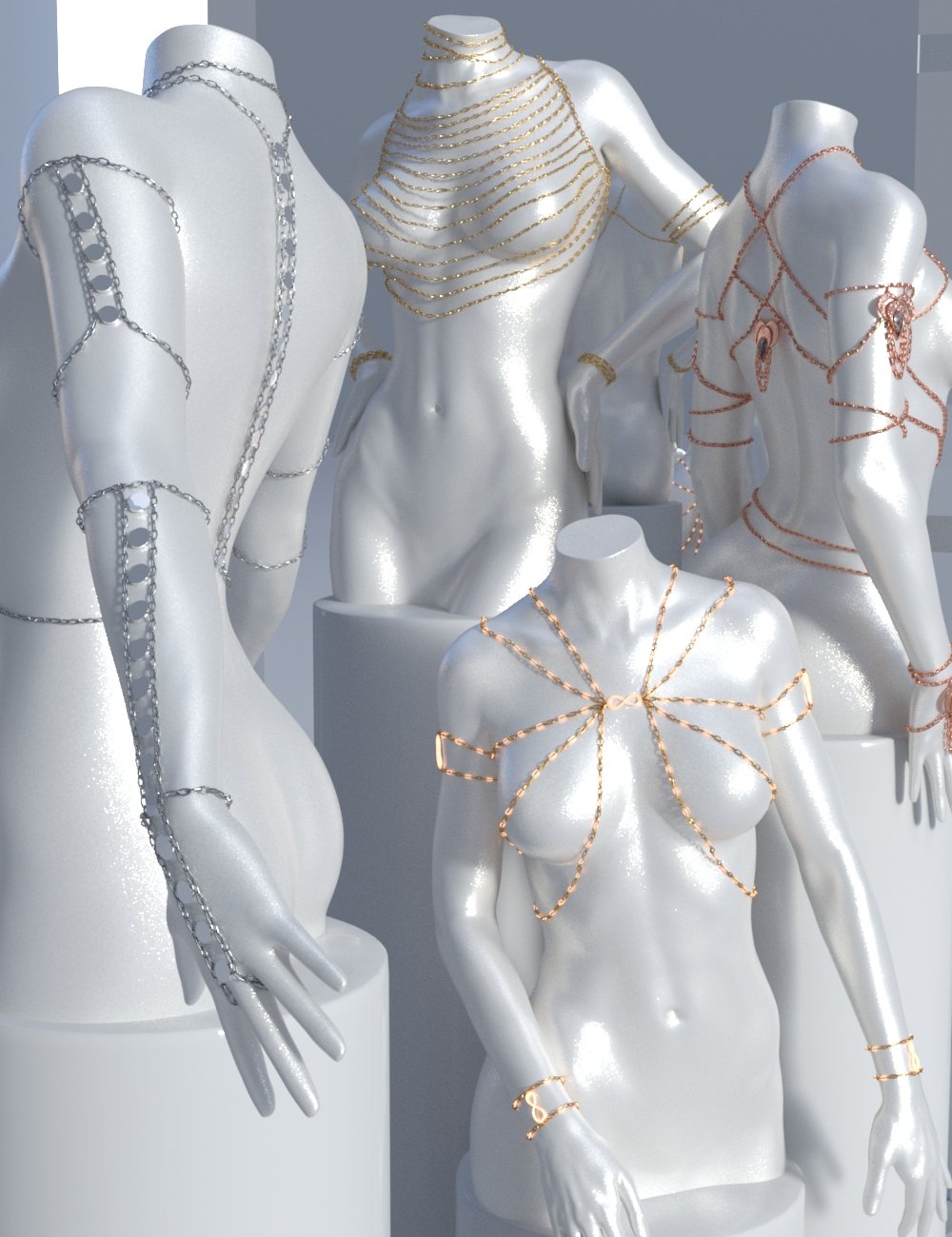 Body Chains 3 for Genesis 3 and 8.1 Females_DAZ3DDL