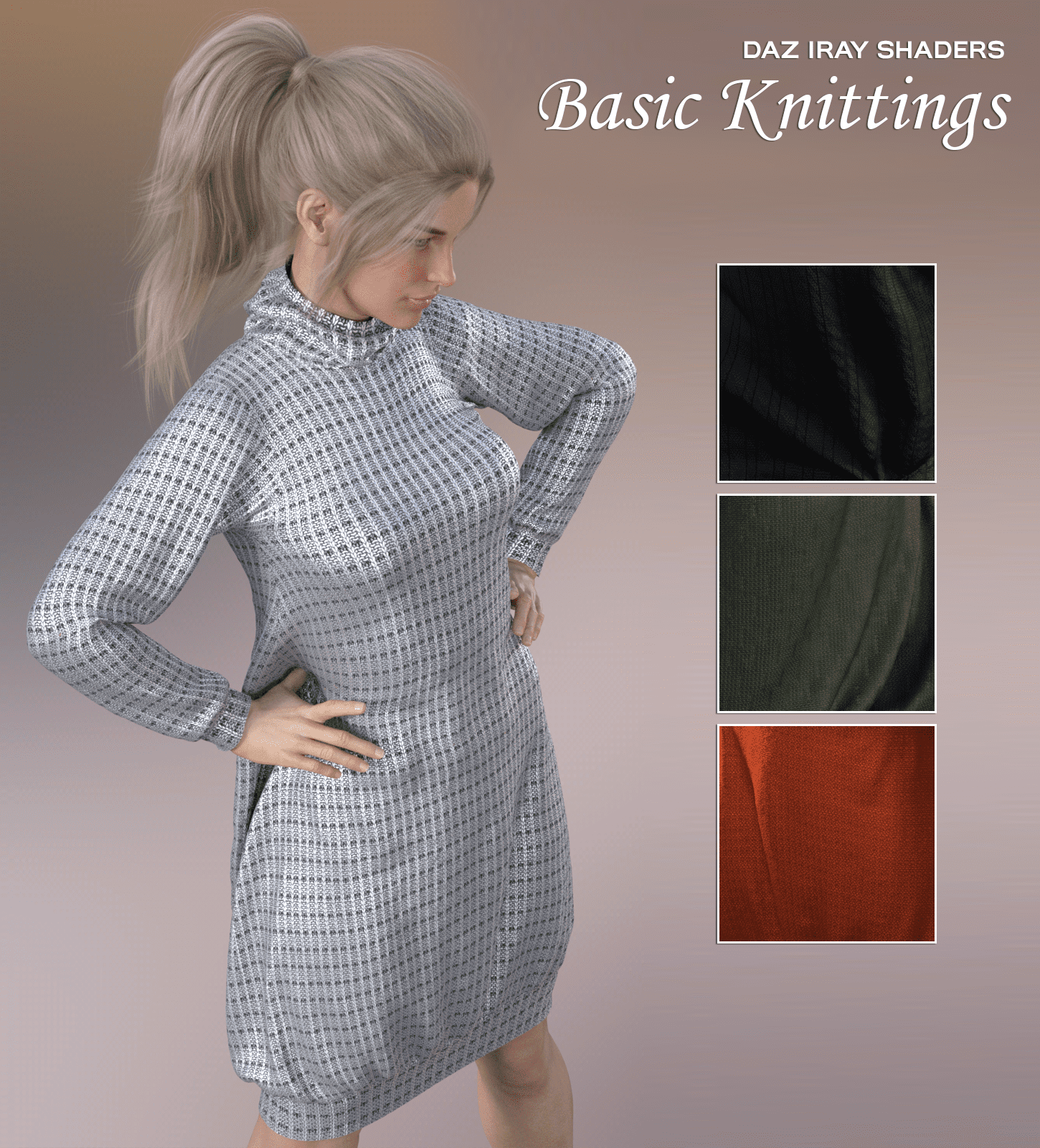 Daz Iray – Basic Knittings_DAZ3D下载站