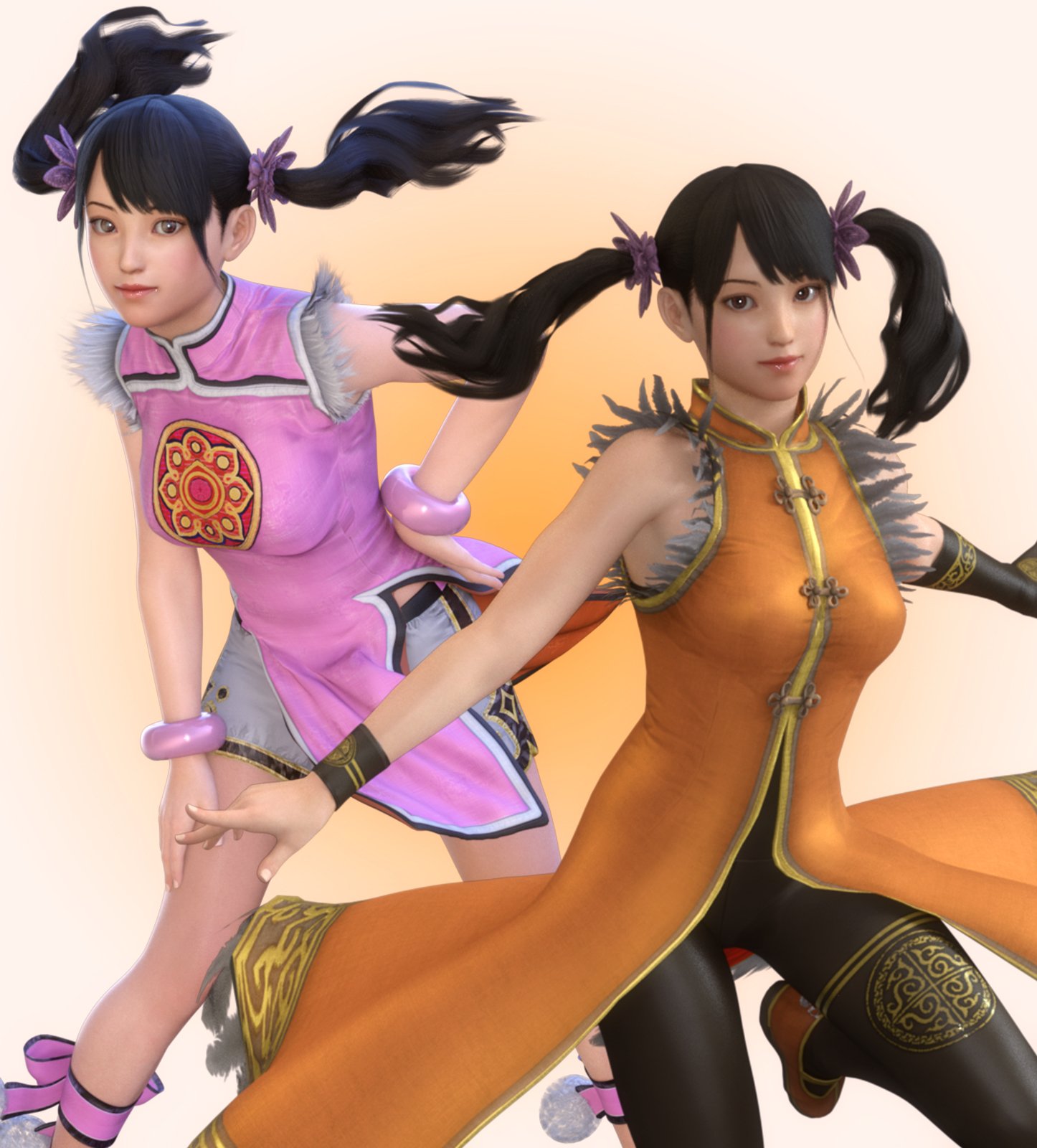 Ling Xiaoyu Outfits For G8F_DAZ3D下载站
