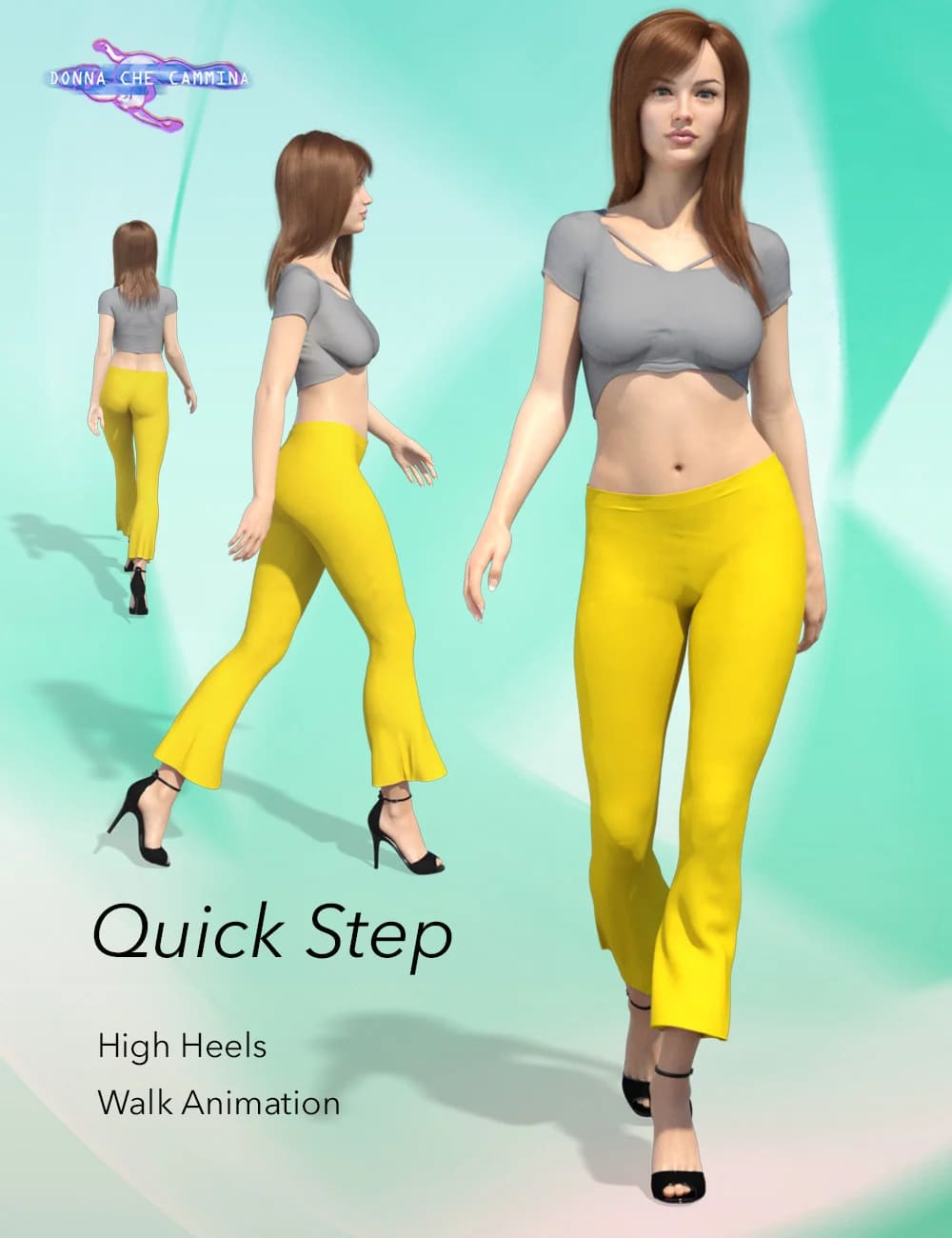 Quick Step Walk Cycle for Genesis 8 Female(s)_DAZ3DDL