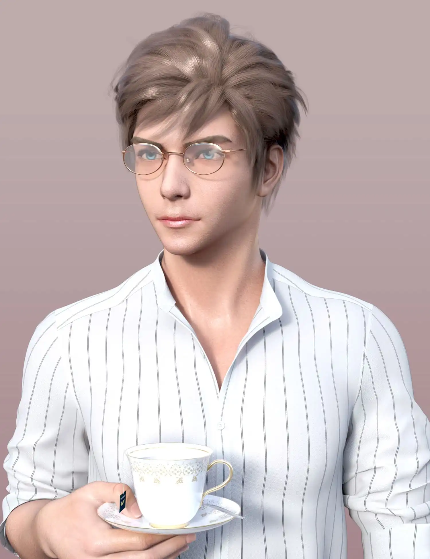 Jin Hair for Genesis 8 and 8.1 Males_DAZ3DDL