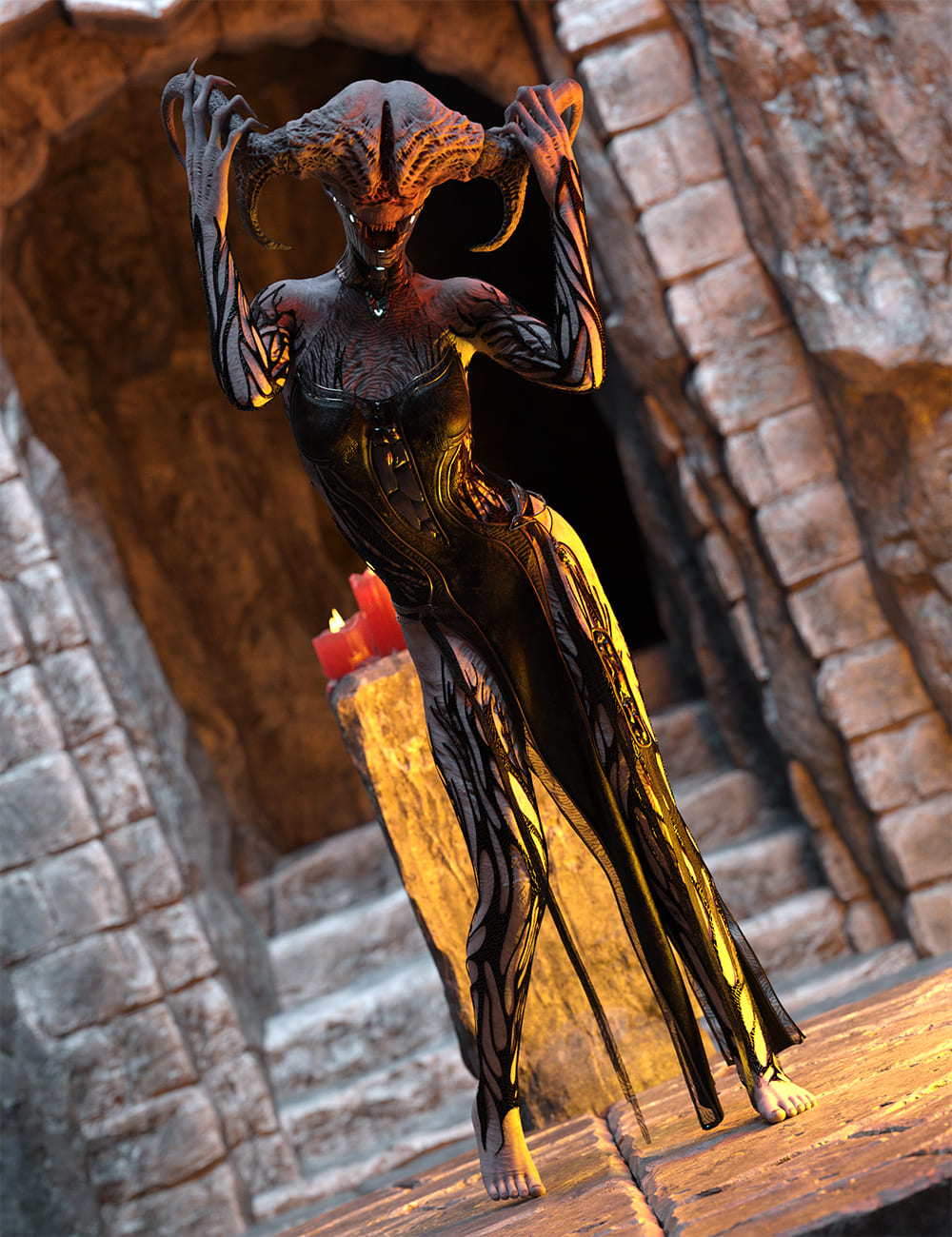 Nightmare Time Poses for Nightmare Queen_DAZ3DDL