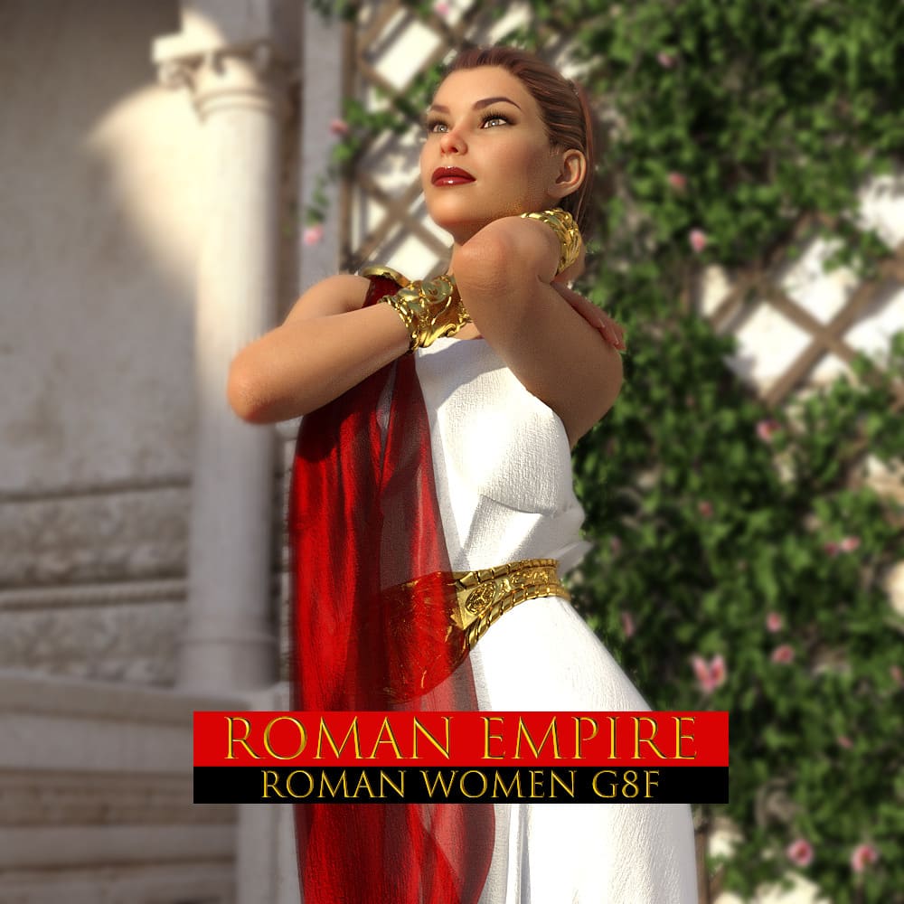 Roman Empire – dForce Roman Women for G8F_DAZ3D下载站