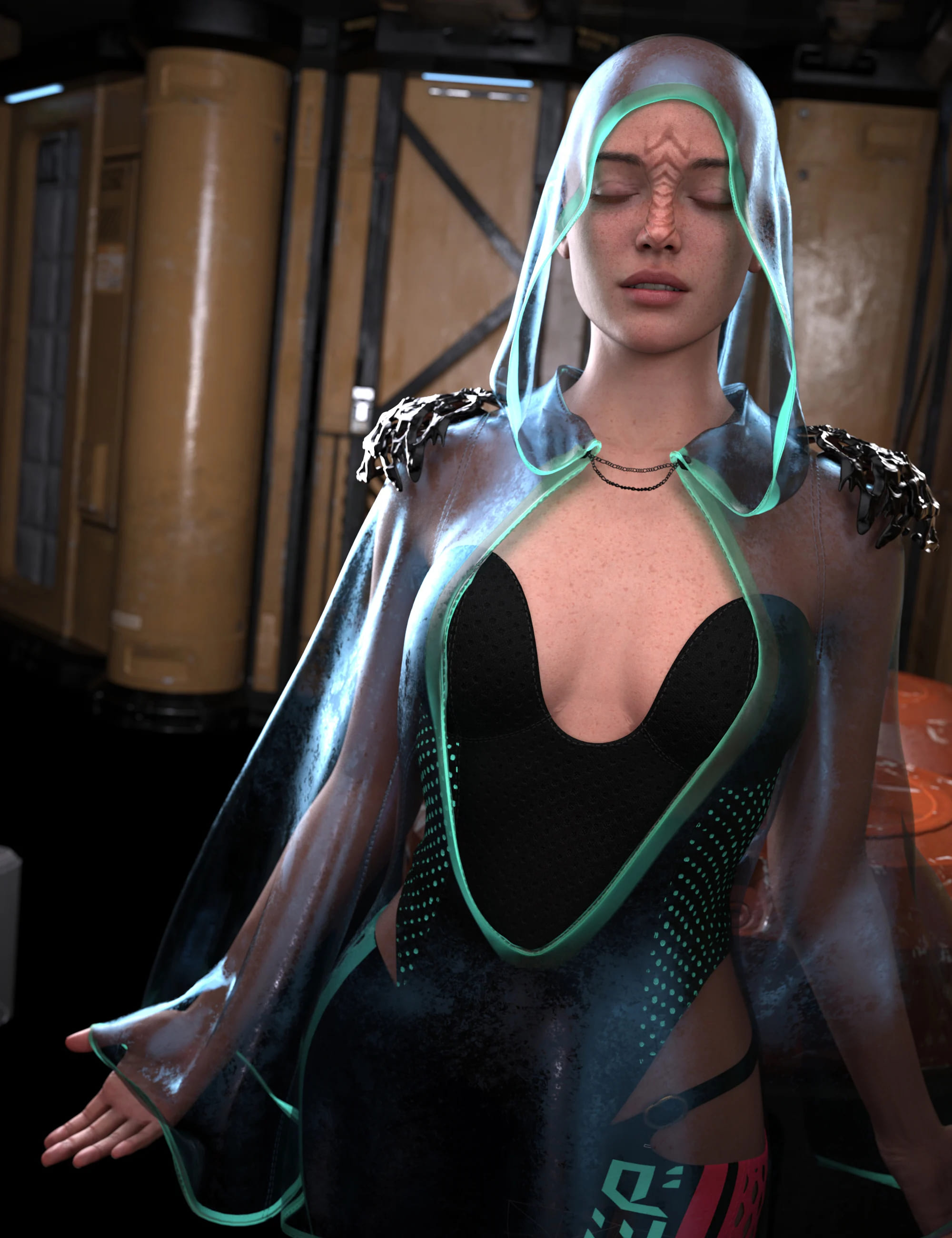 Surci for CB Arc Outfit for Genesis 9_DAZ3D下载站