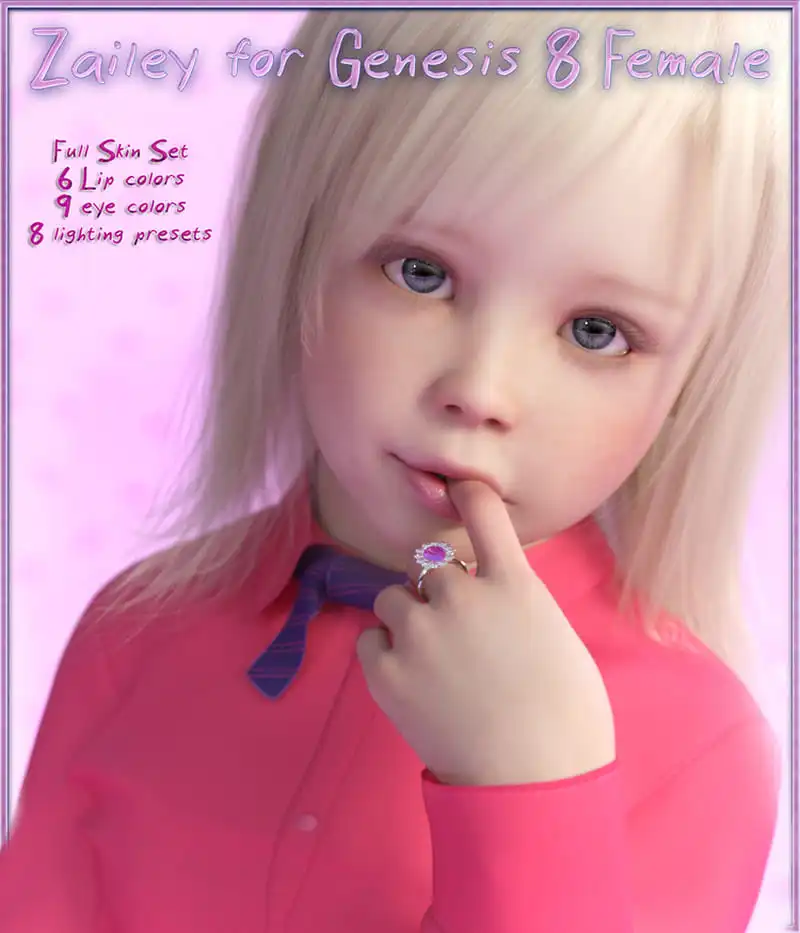 Zailey for Gensis 8 Female_DAZ3D下载站