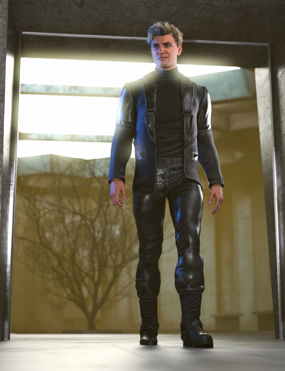 dForce Dystopian Captain Outfit for Genesis 9_DAZ3DDL