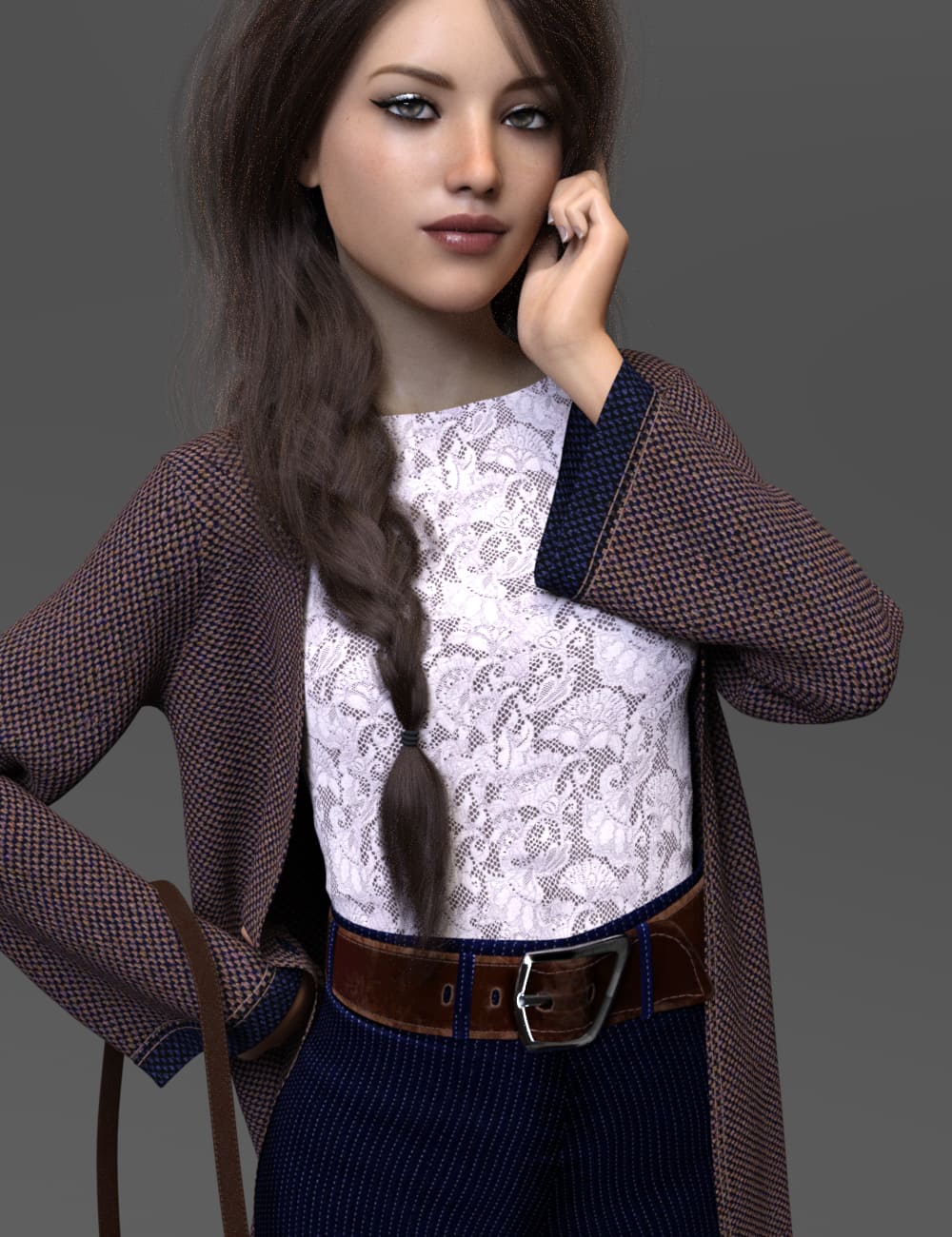 dForce Iconic Style Outfit Textures_DAZ3D下载站