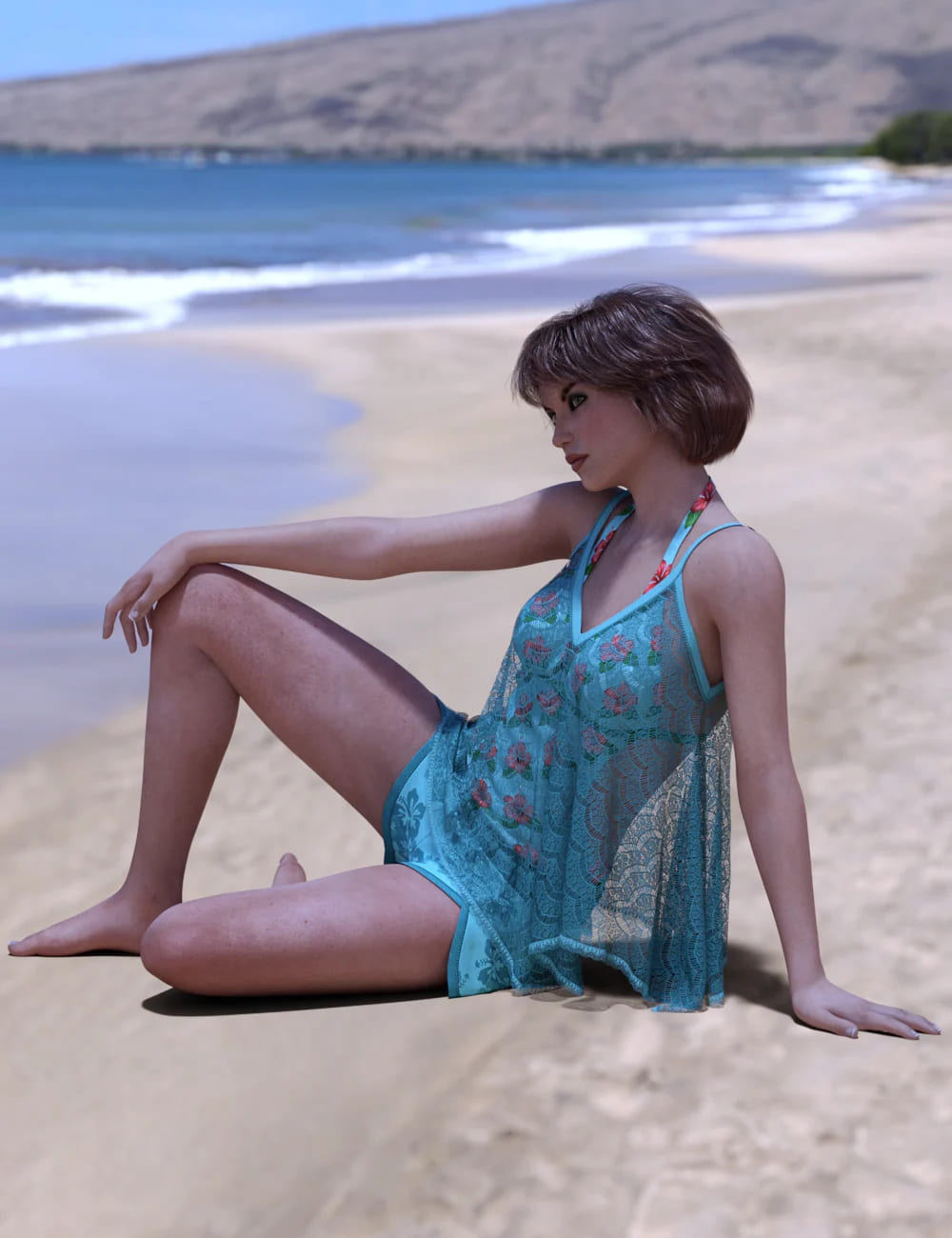 dForce South Summer Beach Outfit for Genesis 8 Female(s)_DAZ3DDL