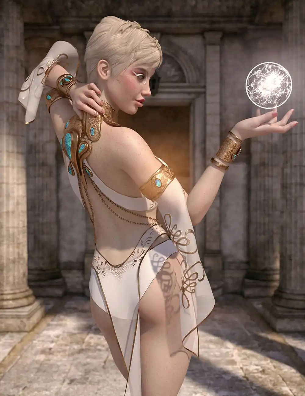 First Light Poses for Genesis 8.1 Female_DAZ3DDL