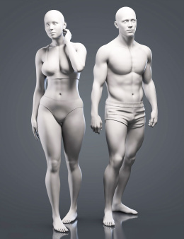 创世纪 9 体型 - Genesis 9 Body Shapes_DAZ3D下载站