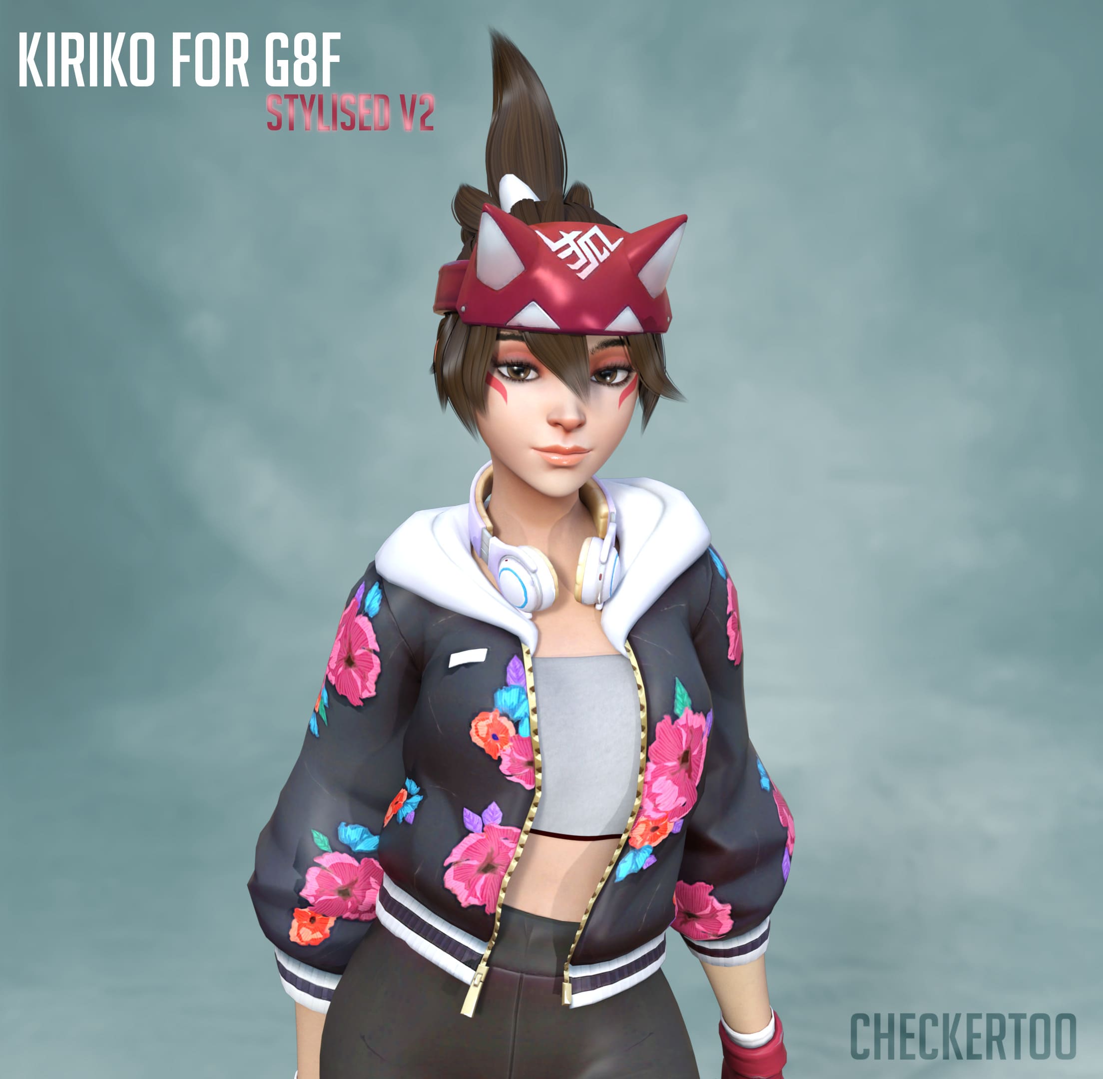Kiriko For G8F – Stylisedv2_DAZ3D下载站