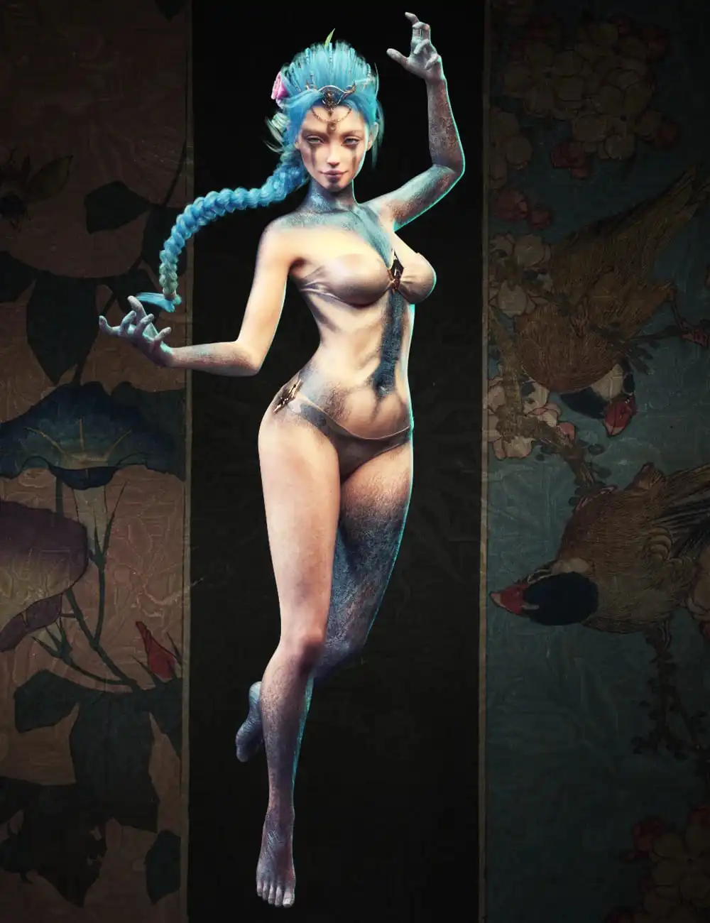 Soft Skin Transitions 2 for Genesis 8 and 8.1 Females_DAZ3D下载站