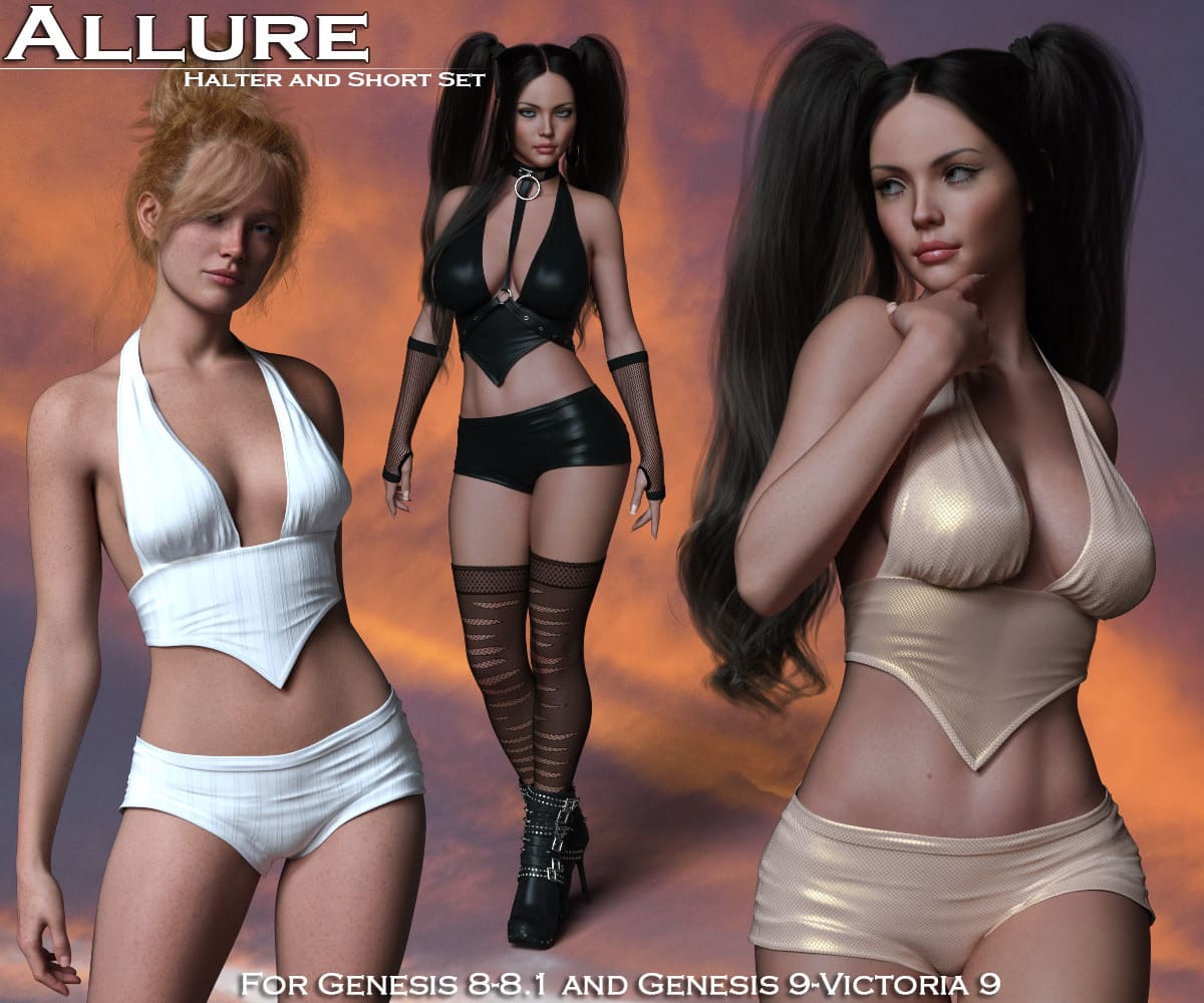 Allure for G8-8.1 Females and G9_DAZ3D下载站