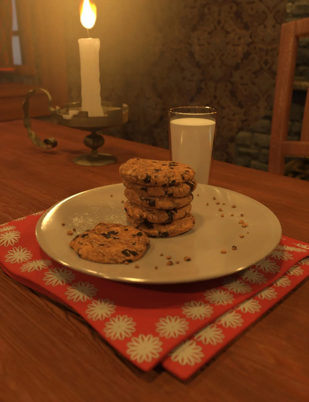 Cookie and Milk Treats_DAZ3D下载站