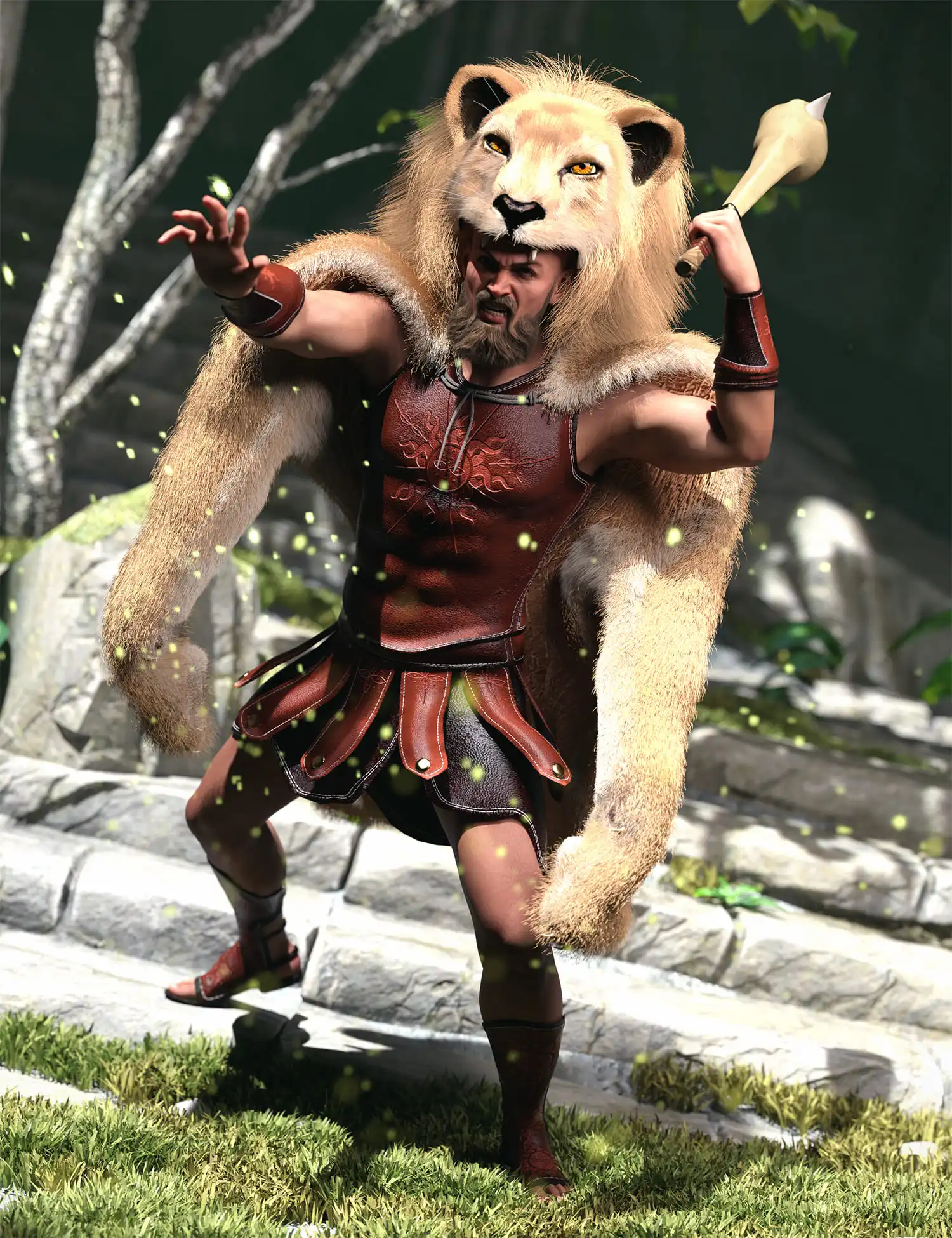 Demigod Outfit for Genesis 8 and 8.1 Male_DAZ3DDL