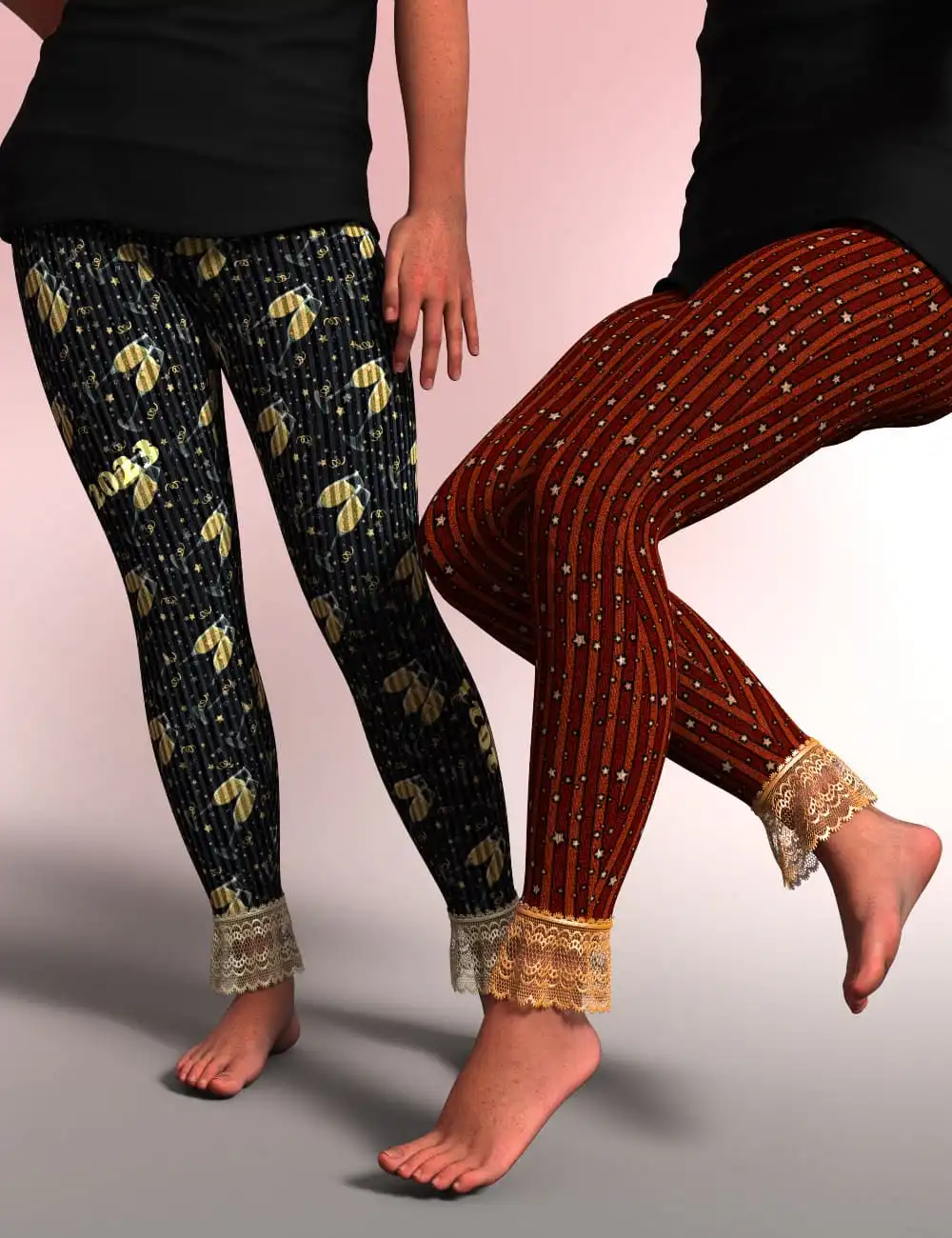 dForce Lace Leggings for Genesis 9_DAZ3DDL