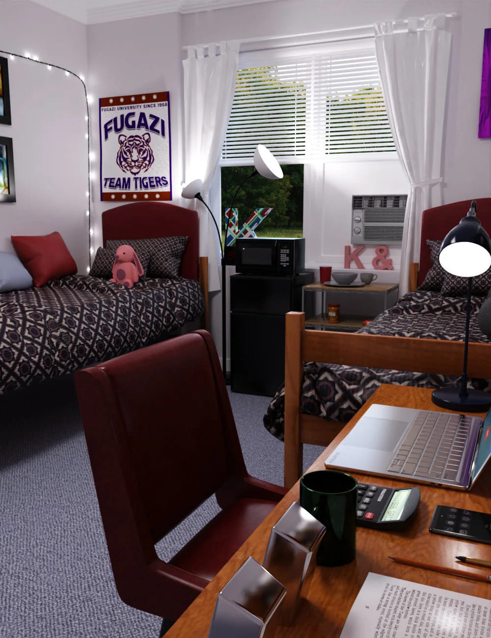 FG College Dorm Floor_DAZ3D下载站