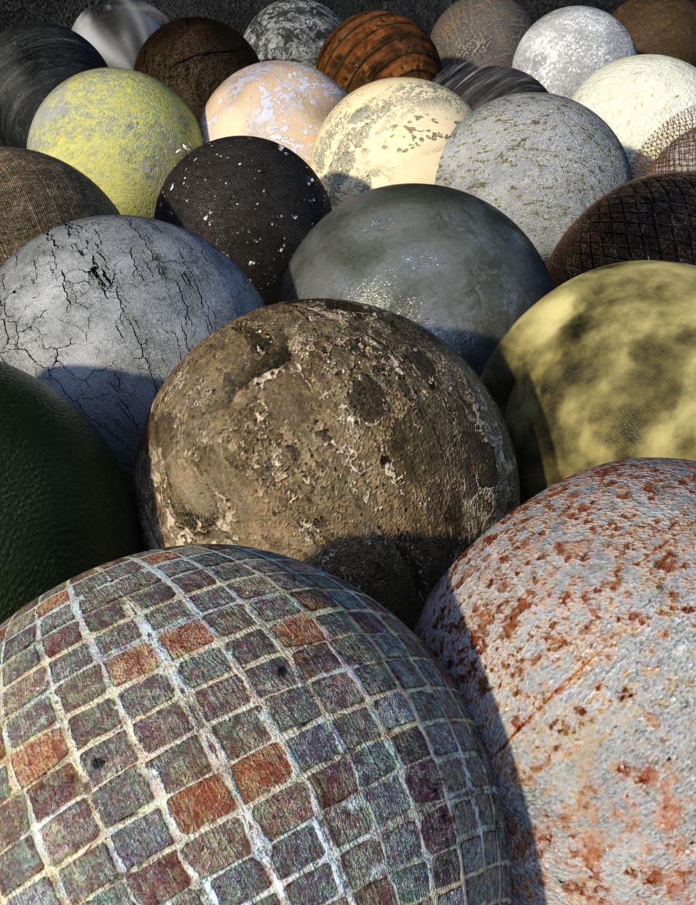 FSL Weathered Shaders for Iray_DAZ3D下载站