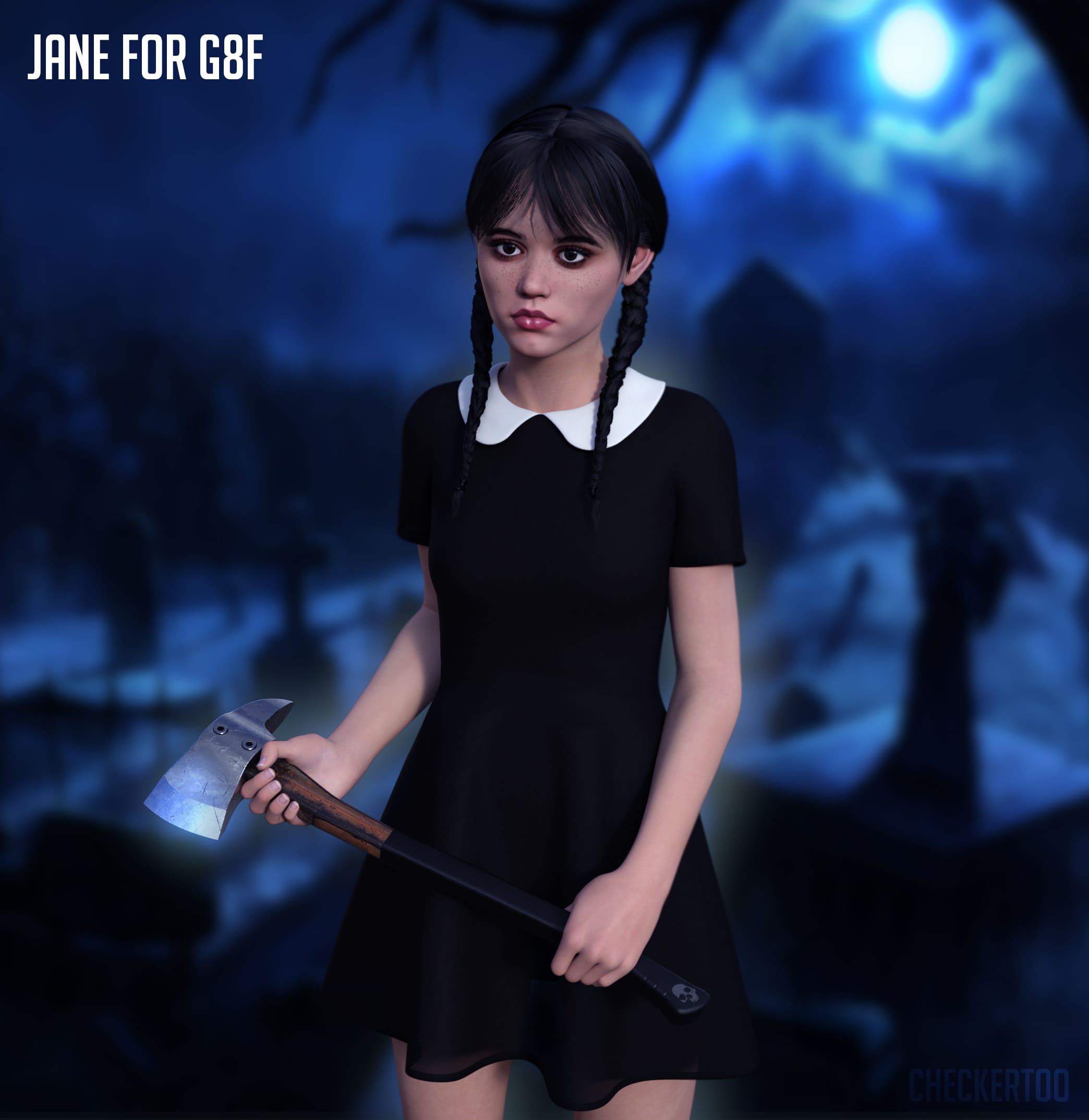 Jane For G8F_DAZ3D下载站
