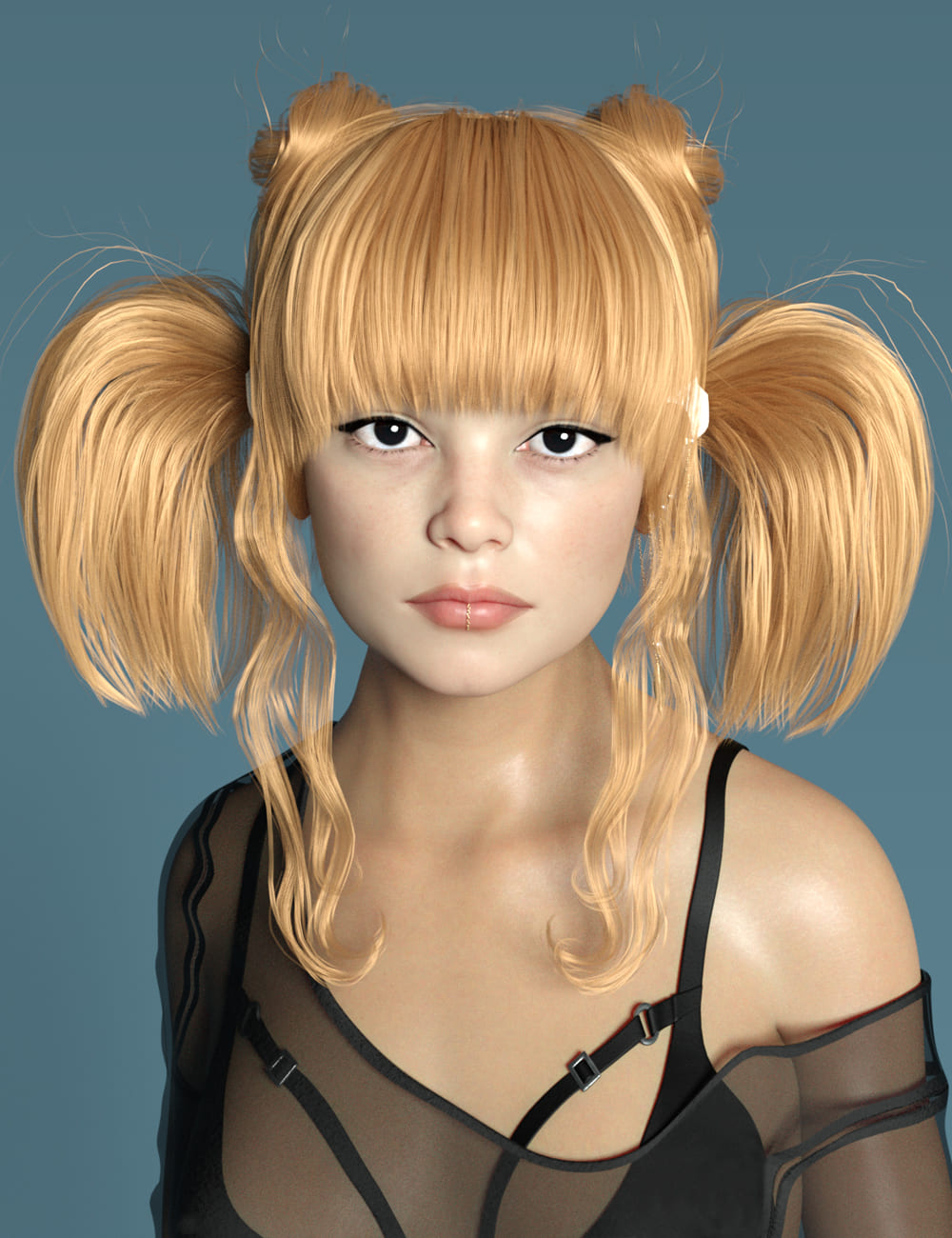 Roberta Hair for Genesis 8 and 8.1 Females_DAZ3D下载站