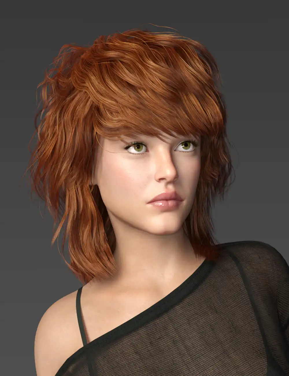 Saint Hair for Genesis 8 and 8.1 Females_DAZ3D下载站