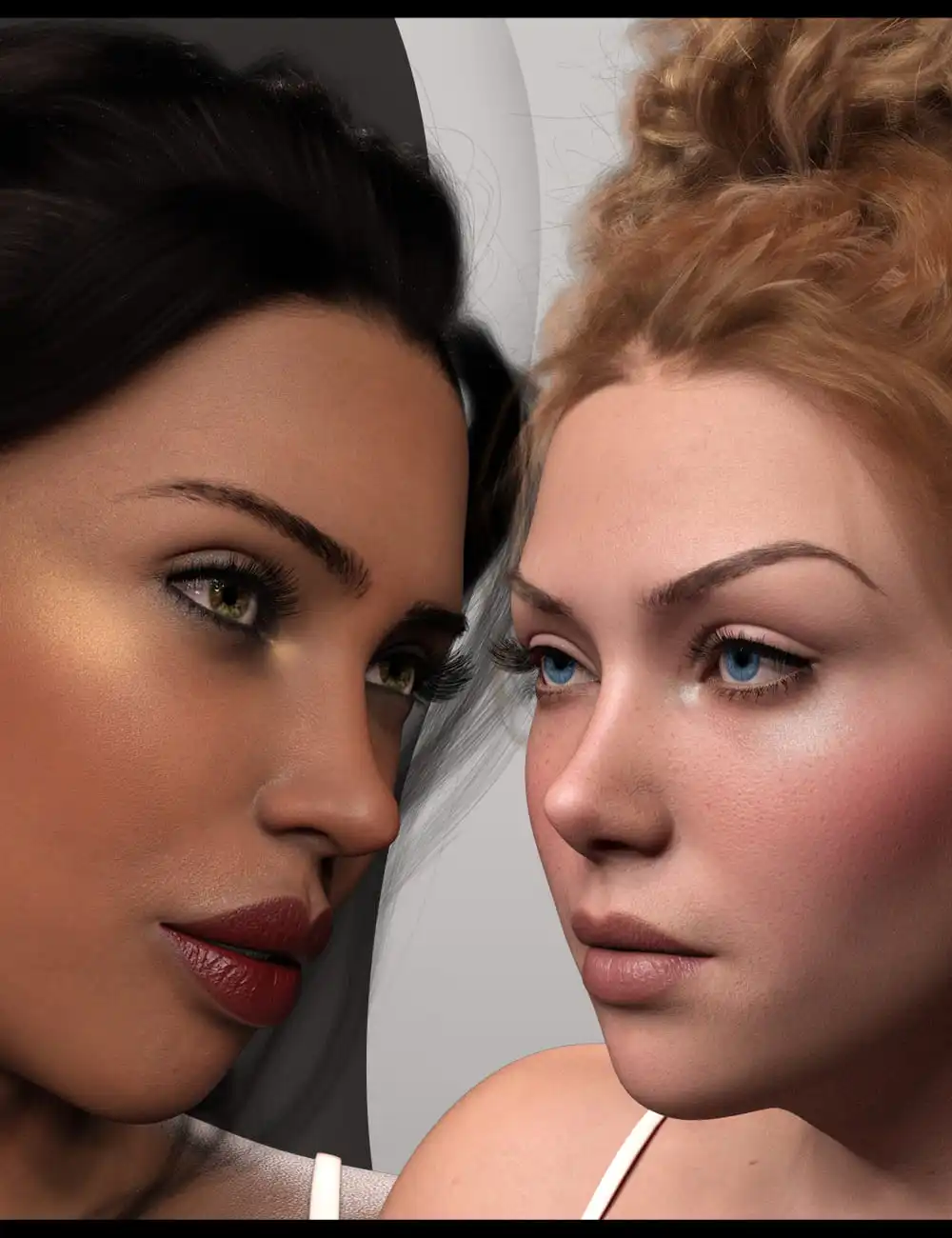 Twizted Face MakeUp MR for Genesis 9_DAZ3D下载站