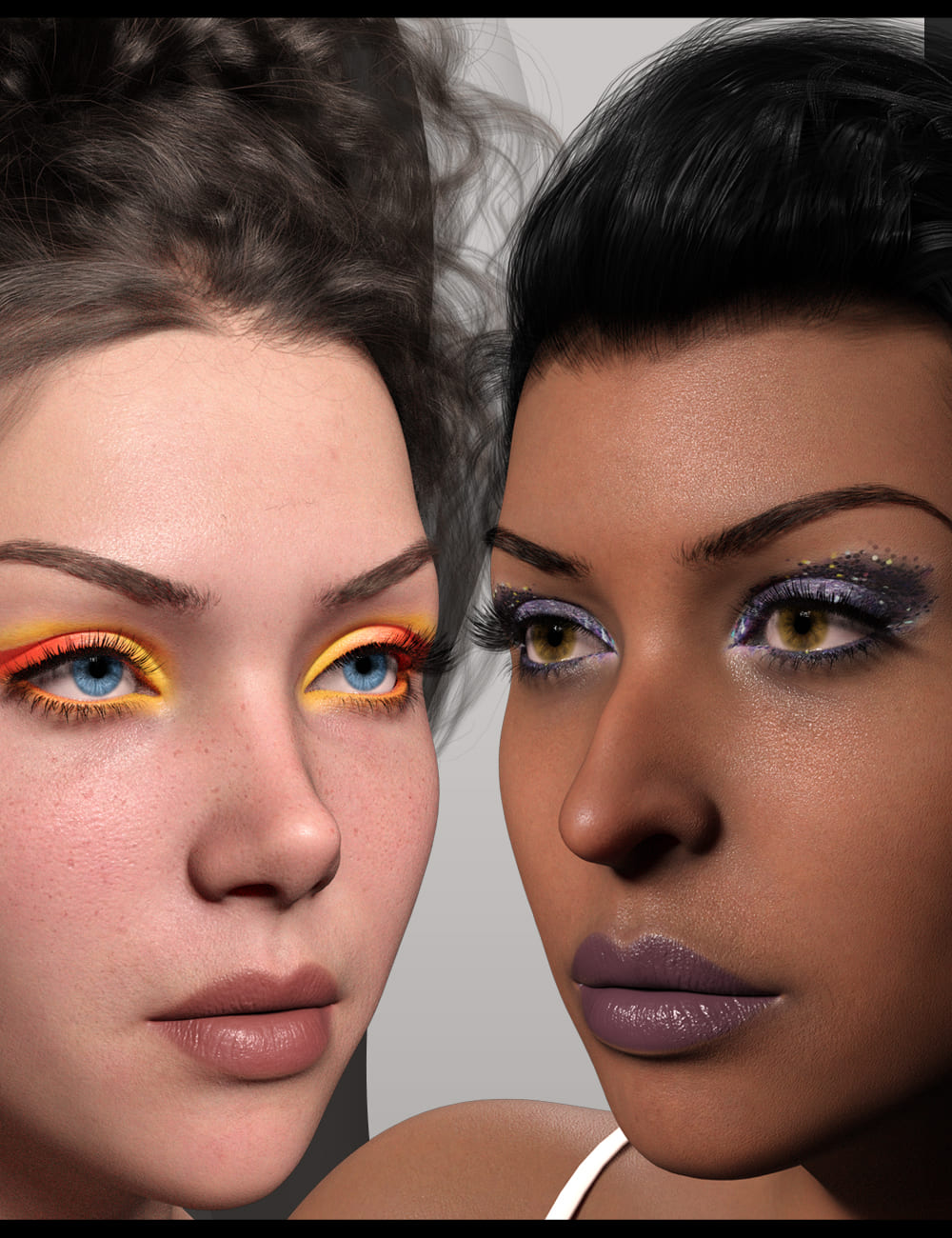 Twizted MakeUp Eyeshadows MR for Genesis 9_DAZ3D下载站