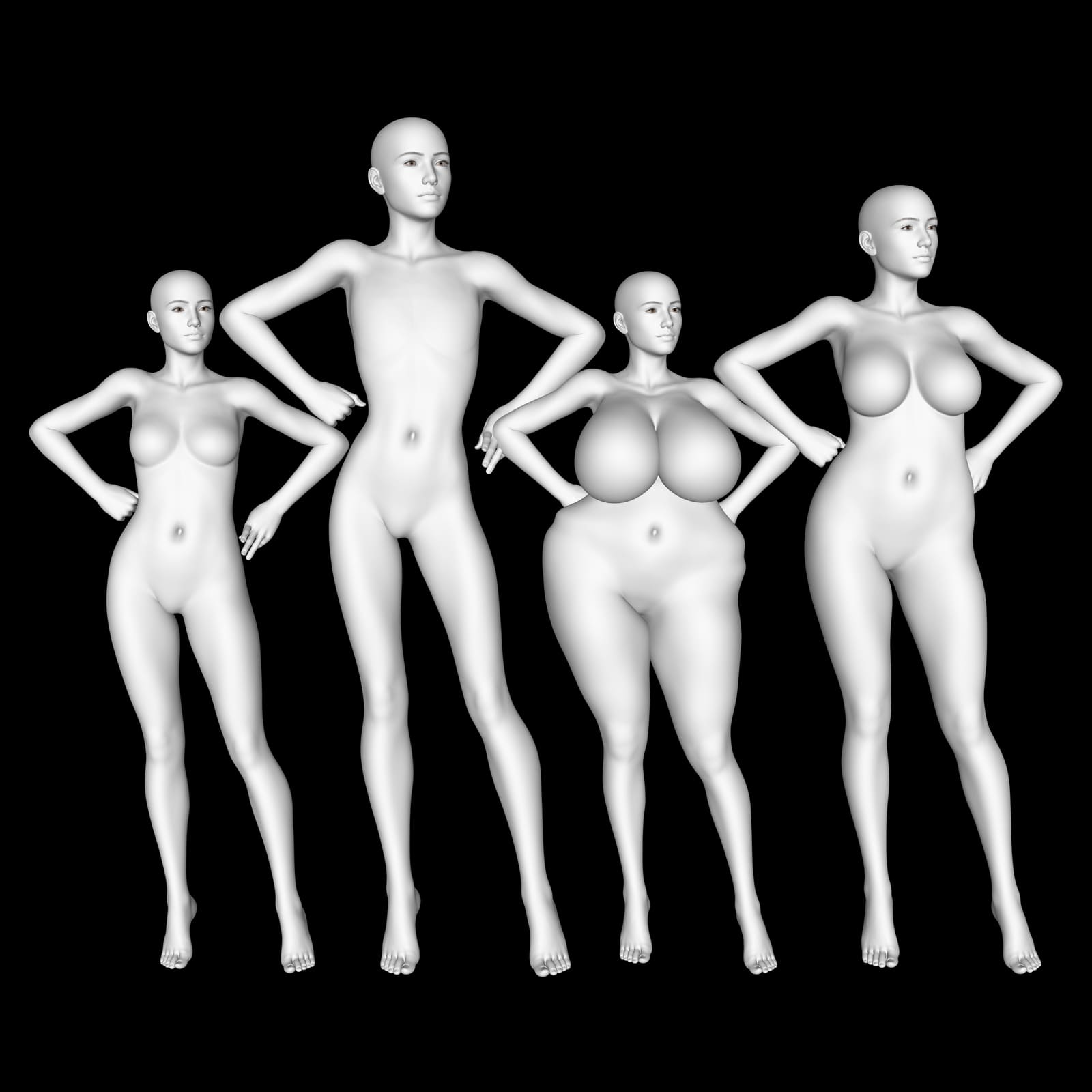 Ultimate Female Size Set Morphs G9_DAZ3D下载站