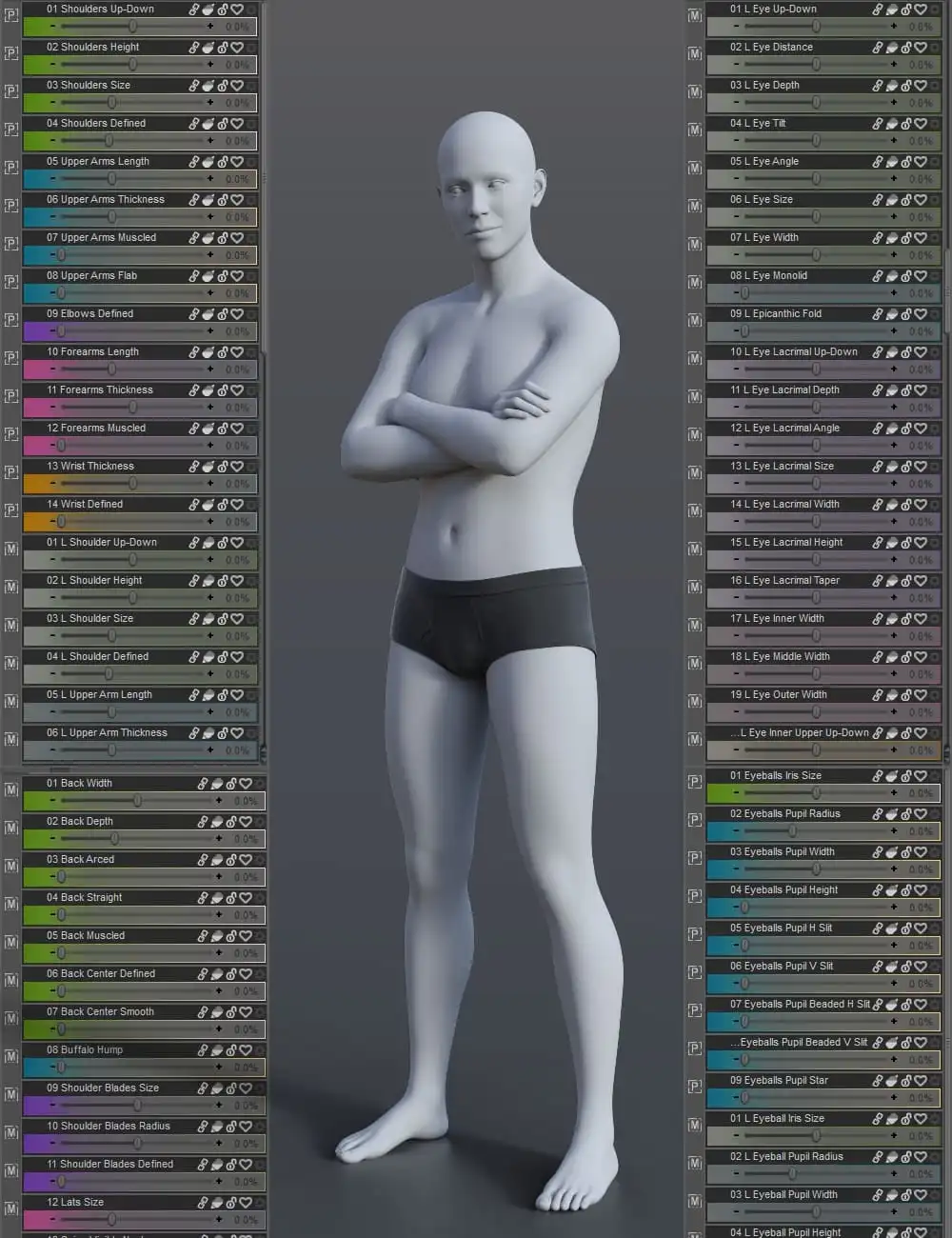 Vinme Morphs for Genesis 9_DAZ3D下载站