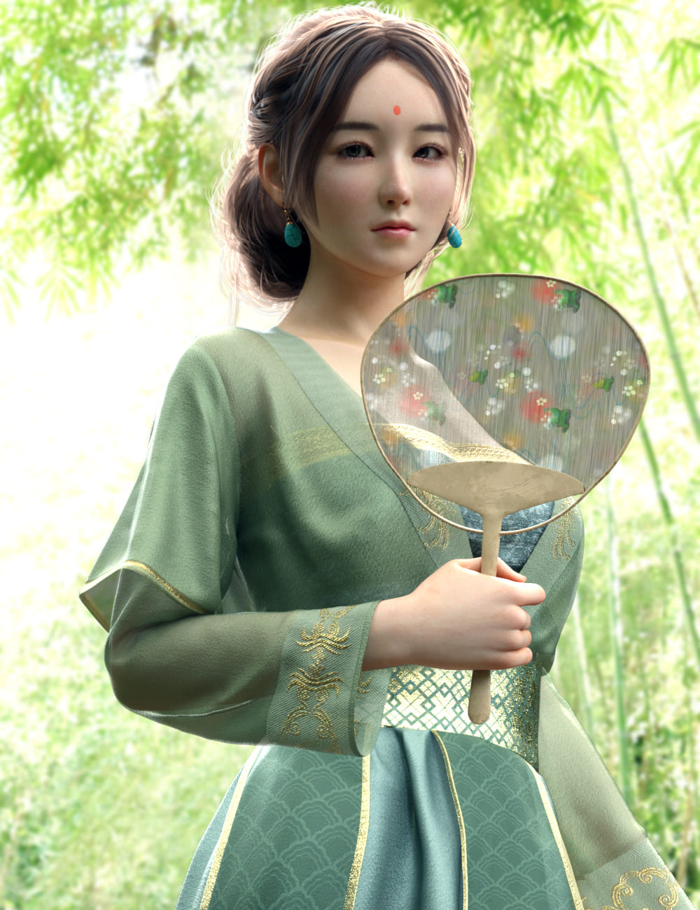VO Xiao Xin for Genesis 8.1 Females_DAZ3D下载站