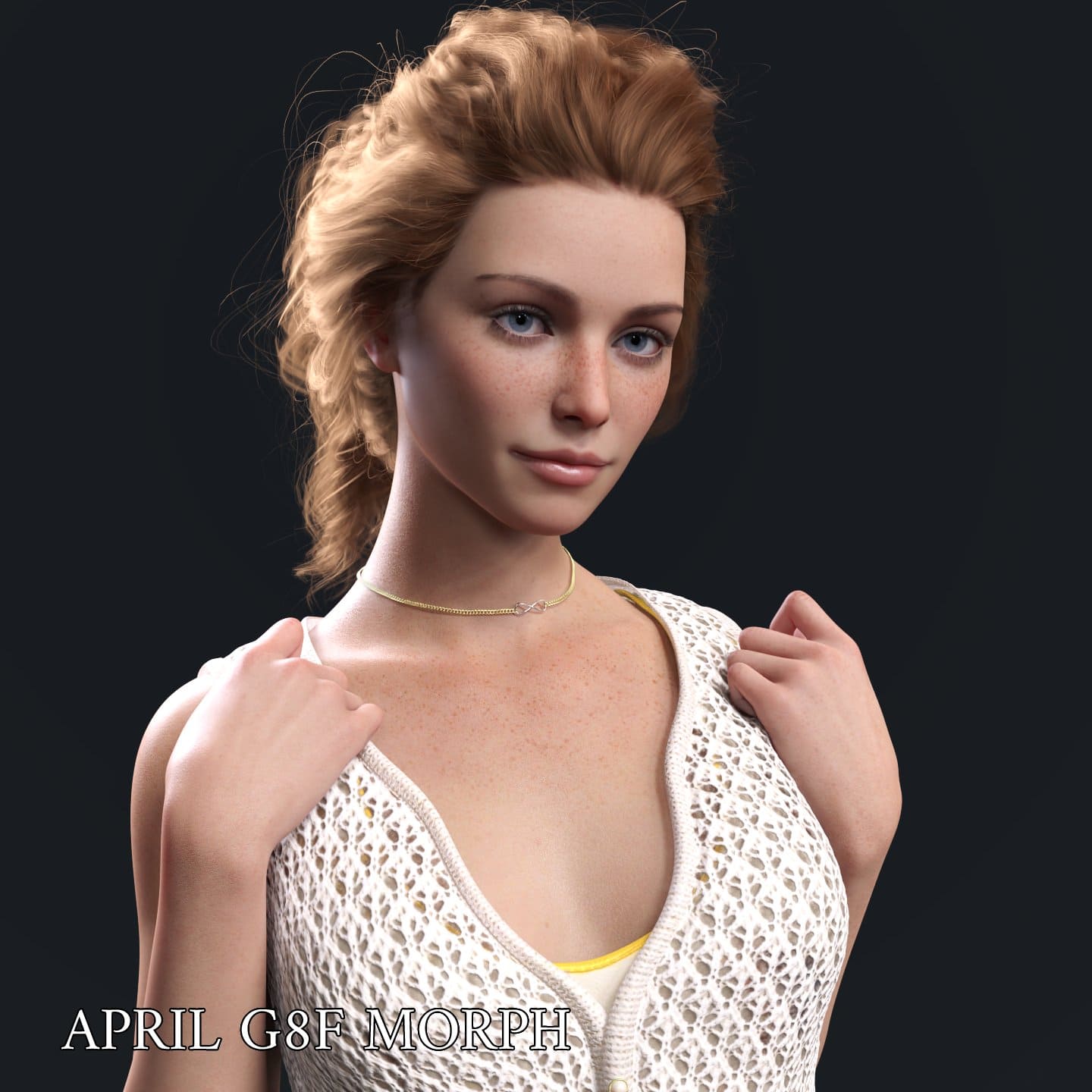 April Character Morph For Genesis 8 Females_DAZ3D下载站