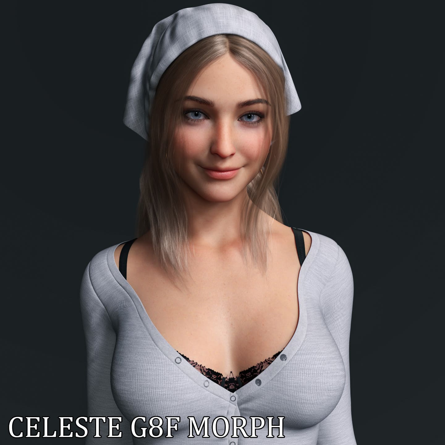 Celeste Character Morph for Genesis 8 Female_DAZ3D下载站