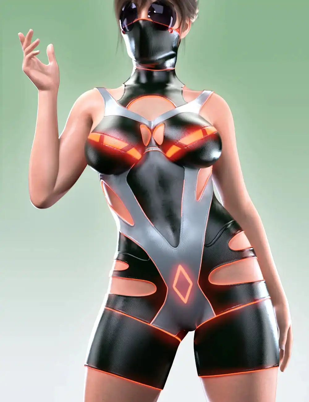 COG Swimsuit for Genesis 8 and 8.1 Females_DAZ3D下载站