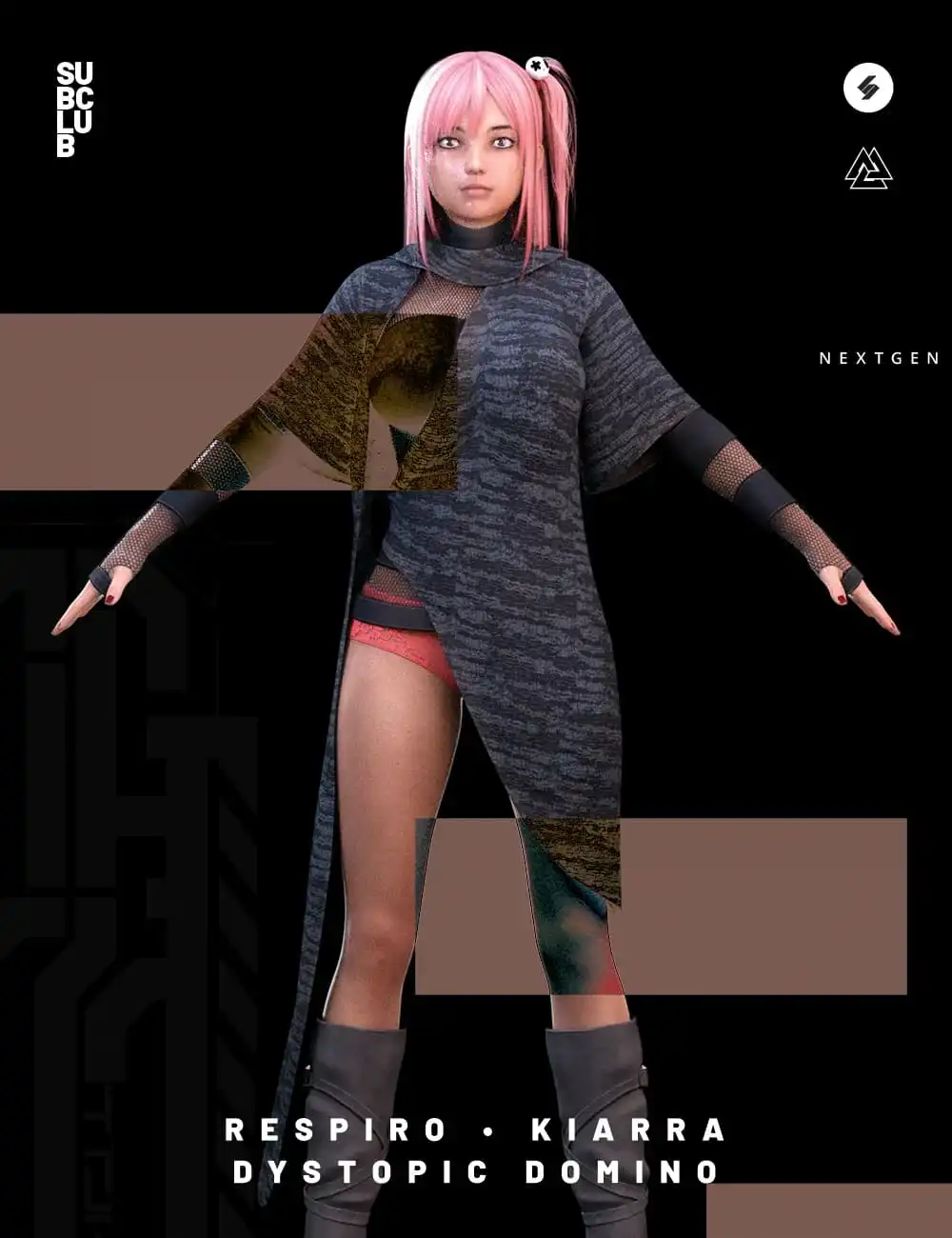 Fancy Motella Character Skin and Render Settings_DAZ3DDL