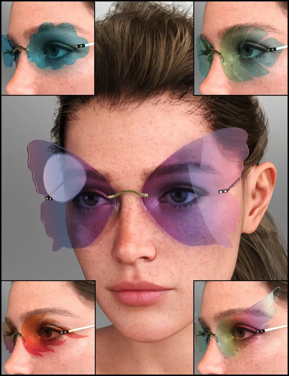 Funglasses for Genesis 9 Feminine_DAZ3D下载站