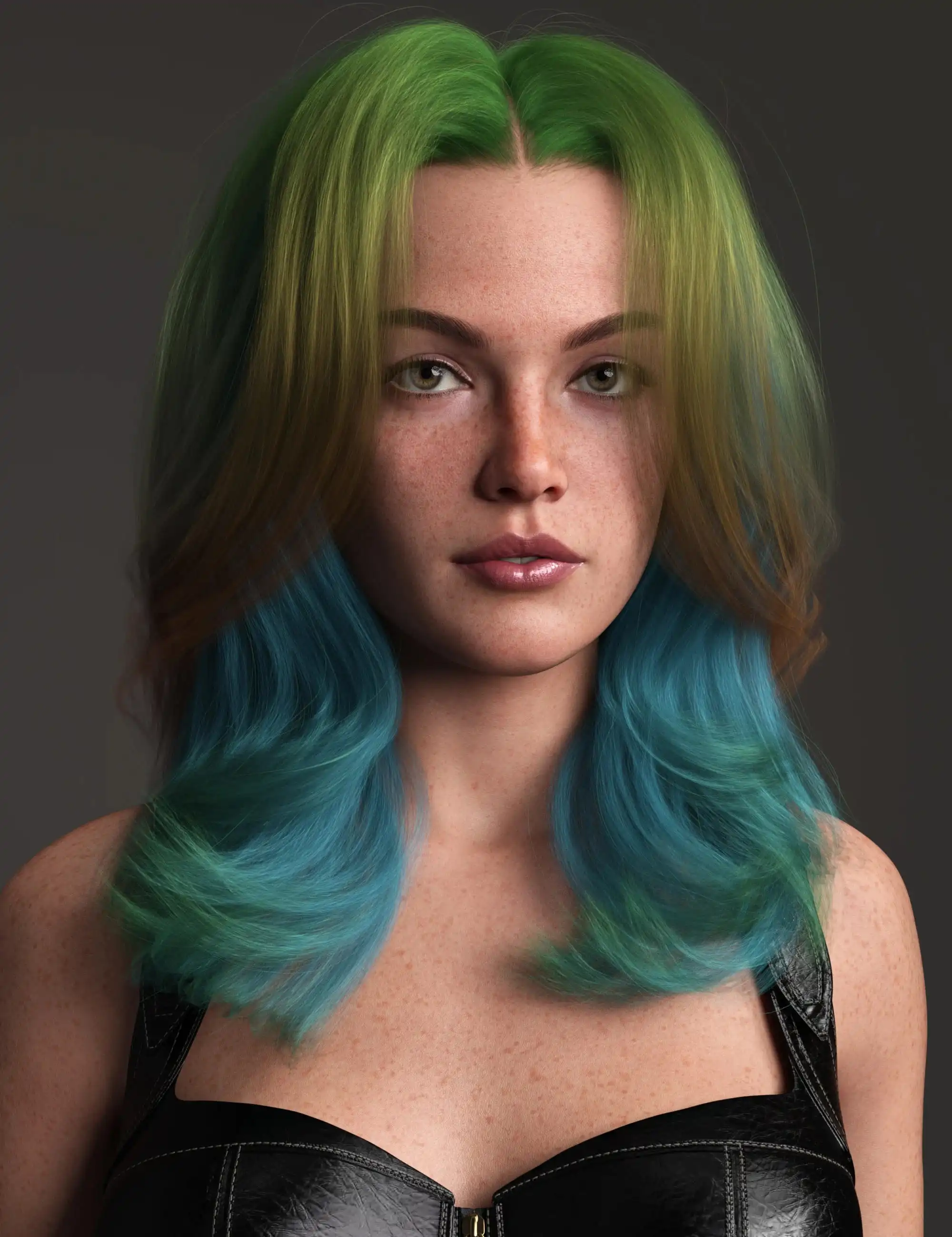 Glamorous Style Hair Color Expansion_DAZ3D下载站